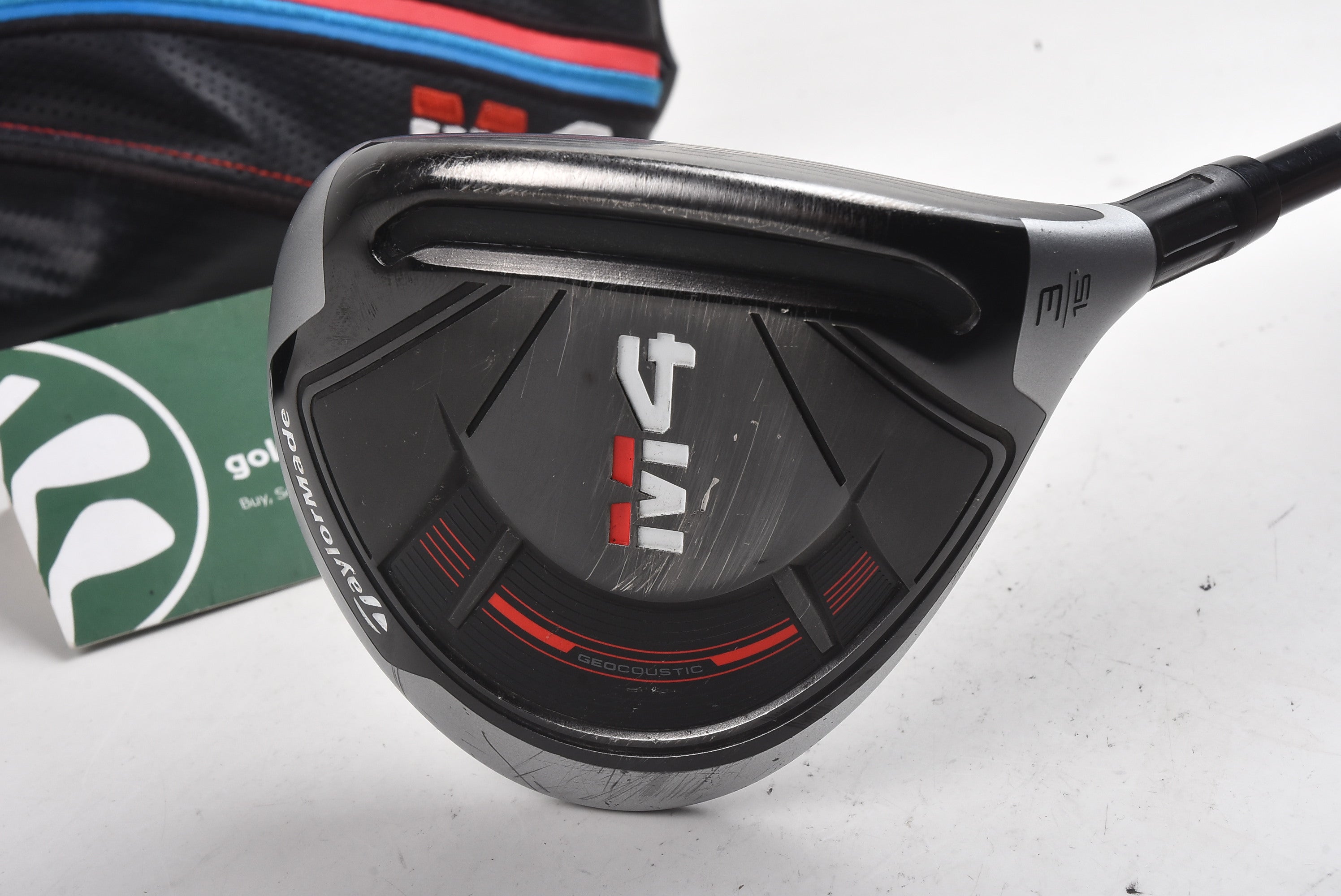 Taylormade M4 #3 Wood / 15 Degree / Stiff Flex Fujikura Atmos Red 6 Shaft