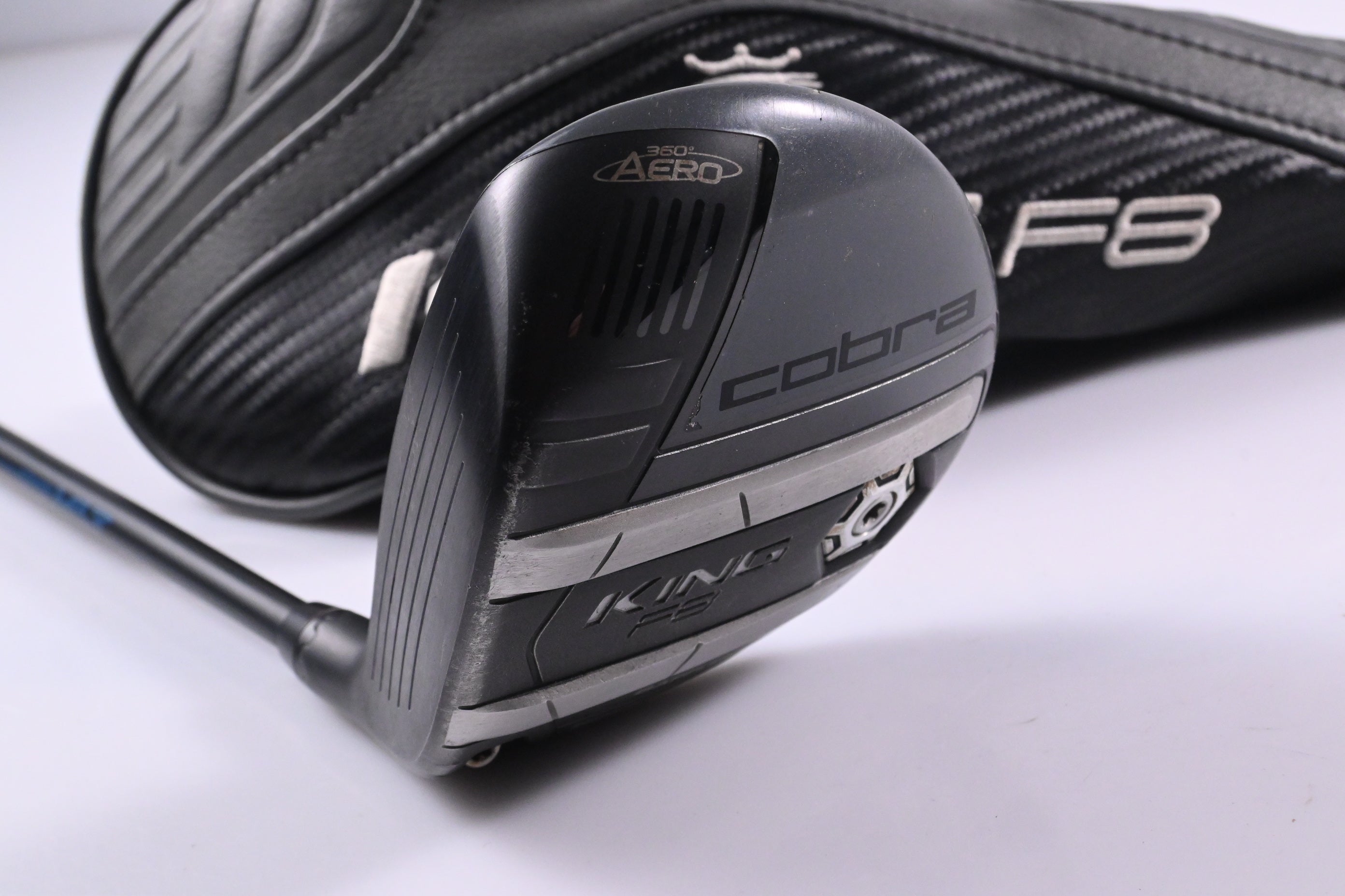 Left Hand Cobra King F8 #3-4 Wood / 13-16 Degree / Regular Flex Aldila NV Blue 70