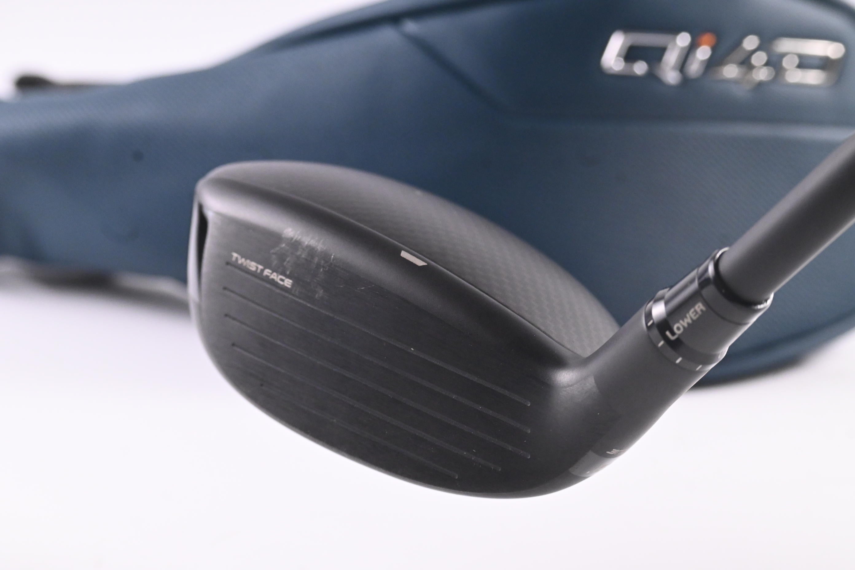 Taylormade Qi4D #4 Hybrid / 22 Degree / Stiff Flex KBS Reax 75 Shaft