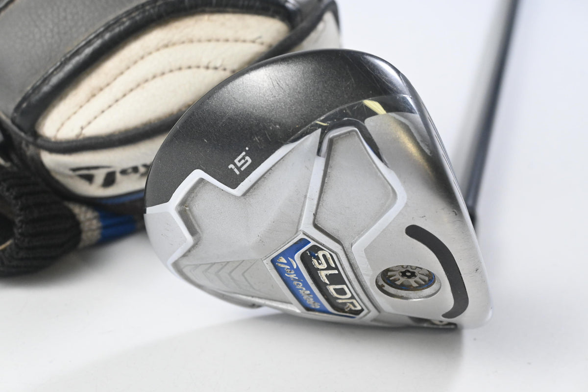 Taylormade SLDR #3 Wood / 15 Degree / Stiff Flex Fujikura Speeder 77 Shaft