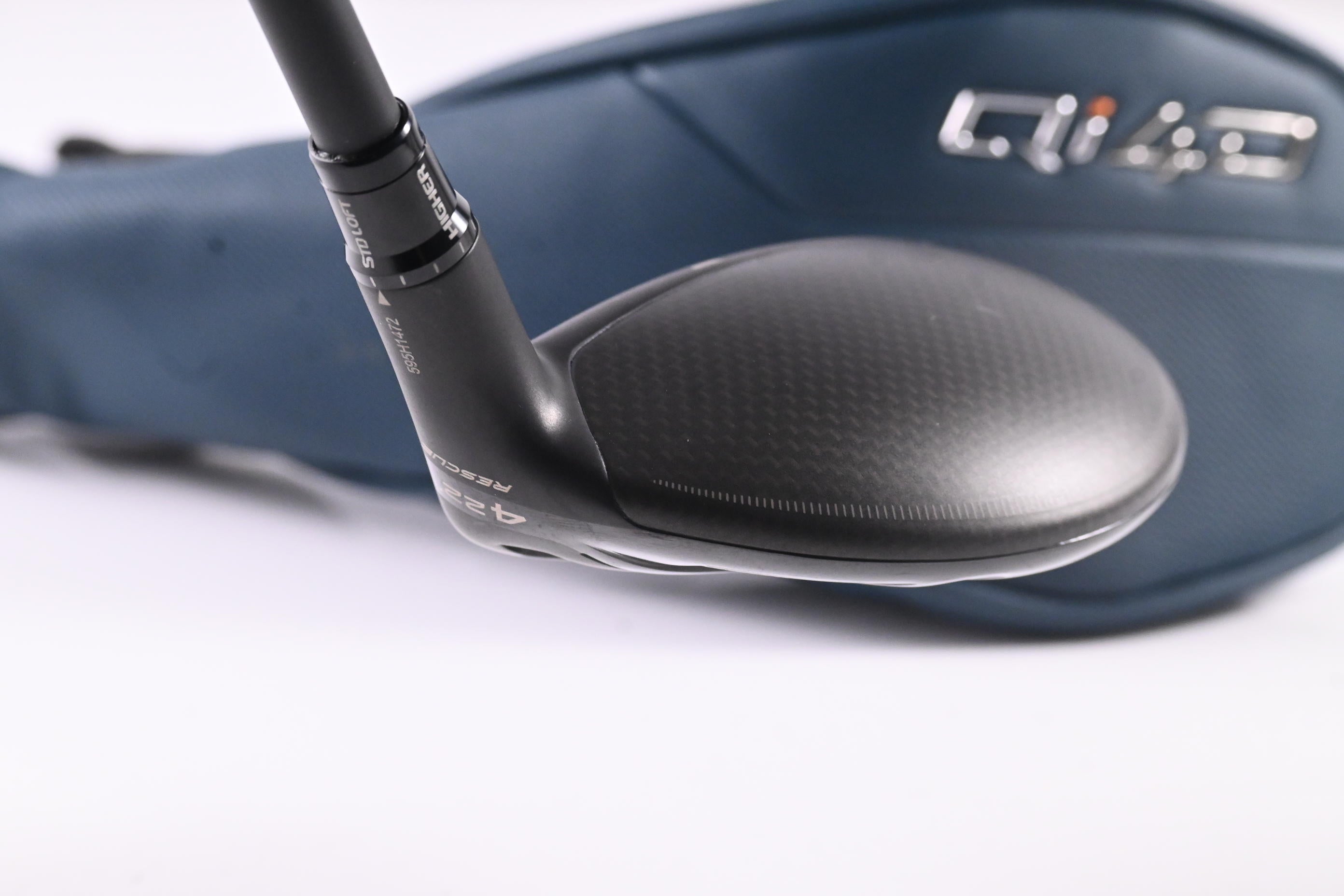 Taylormade Qi4D #4 Hybrid / 22 Degree / Stiff Flex KBS Reax 75 Shaft