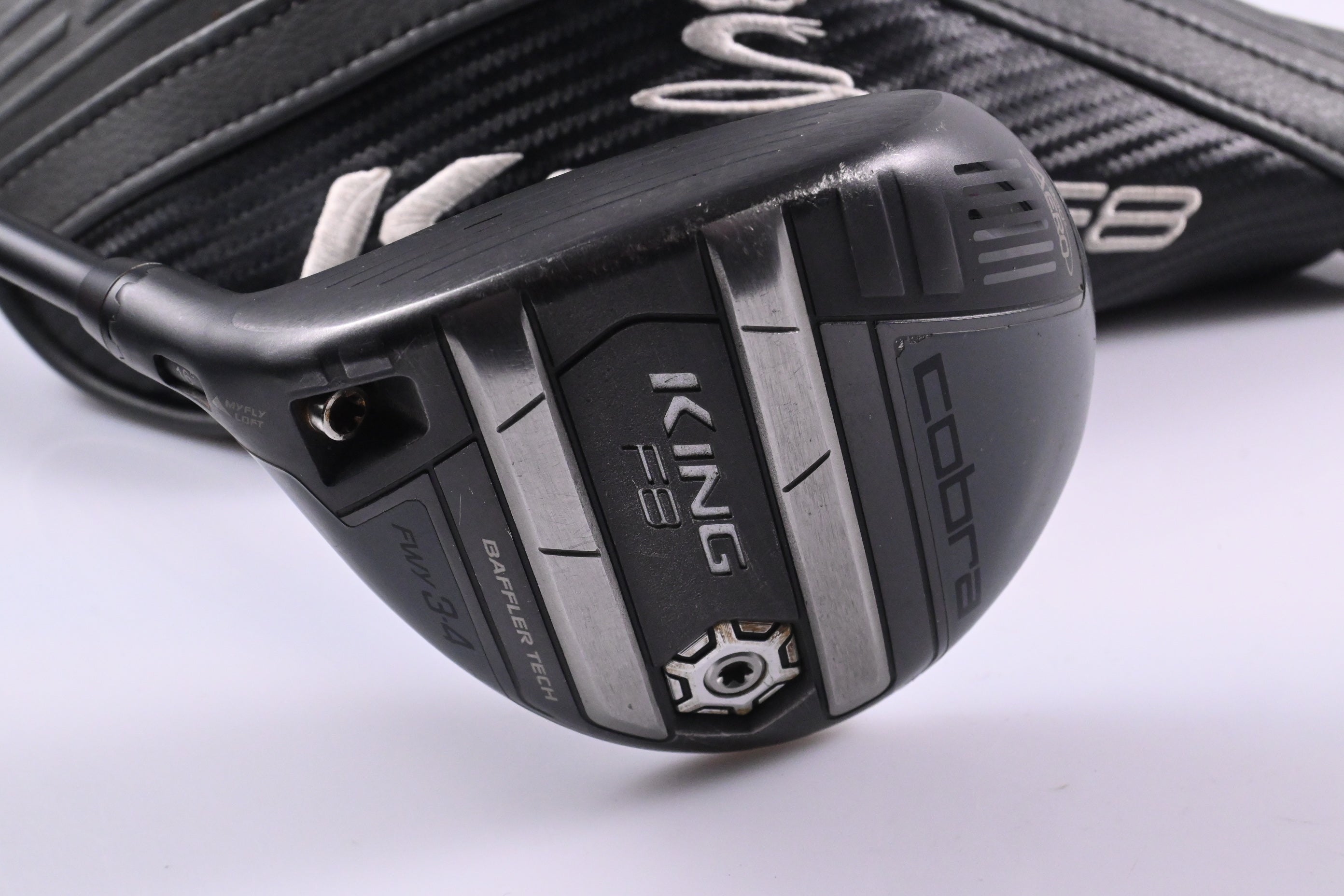 Left Hand Cobra King F8 #3-4 Wood / 13-16 Degree / Regular Flex Aldila NV Blue 70
