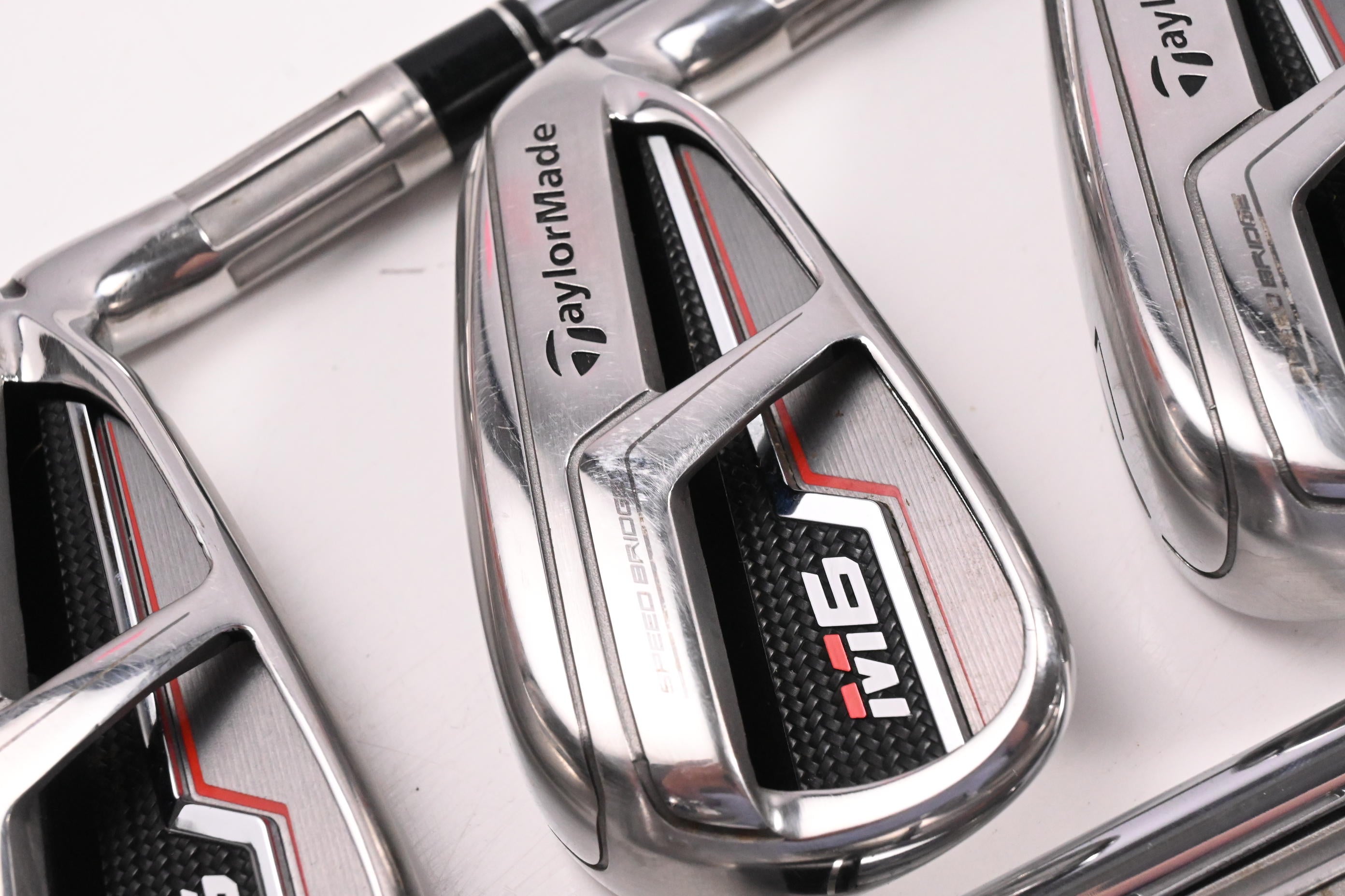 Taylormade M6 Irons / 5-PW+AW / Regular Flex True Temper XP 100 R300 Shafts