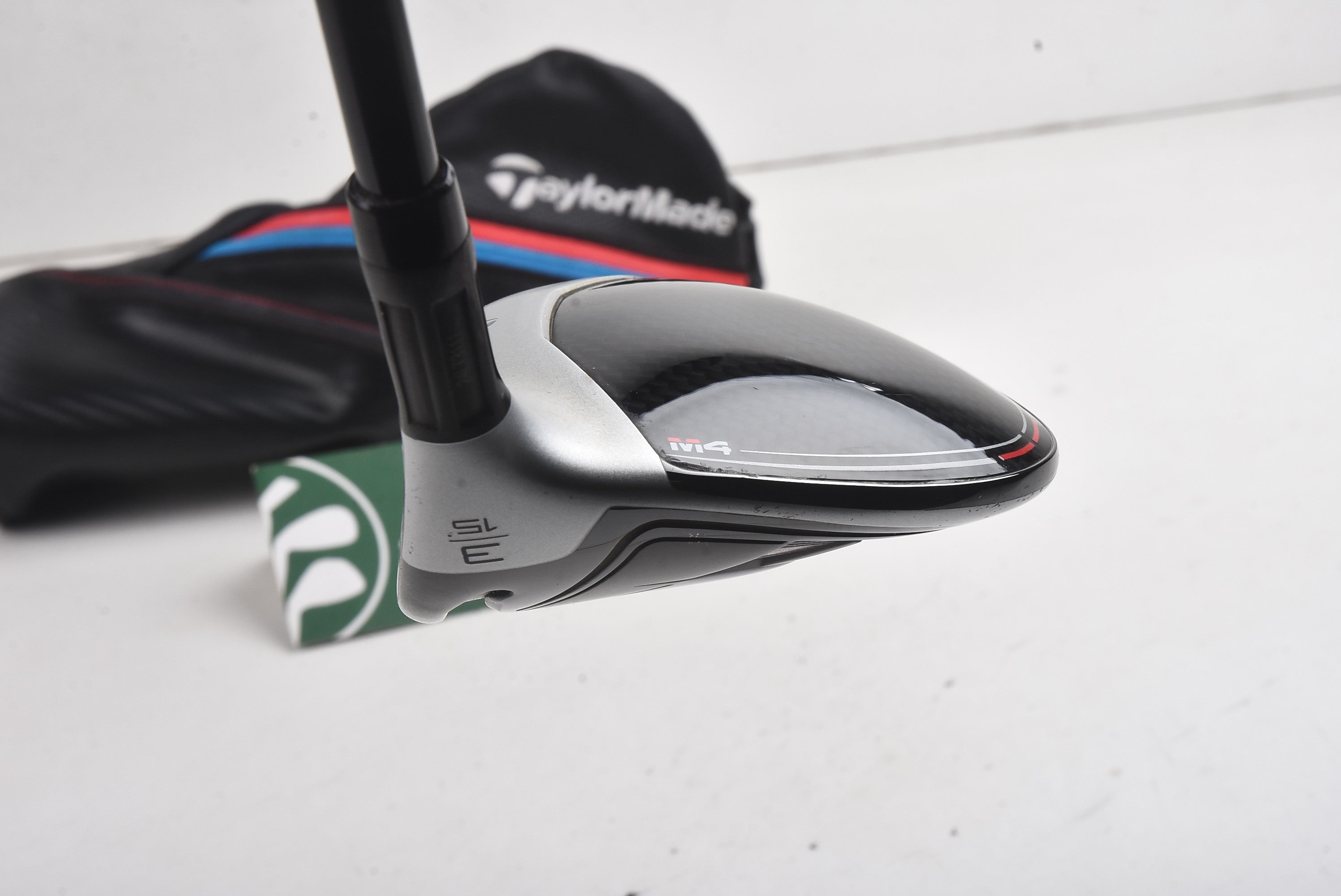 Taylormade M4 #3 Wood / 15 Degree / Stiff Flex Fujikura Atmos Red 6 Shaft