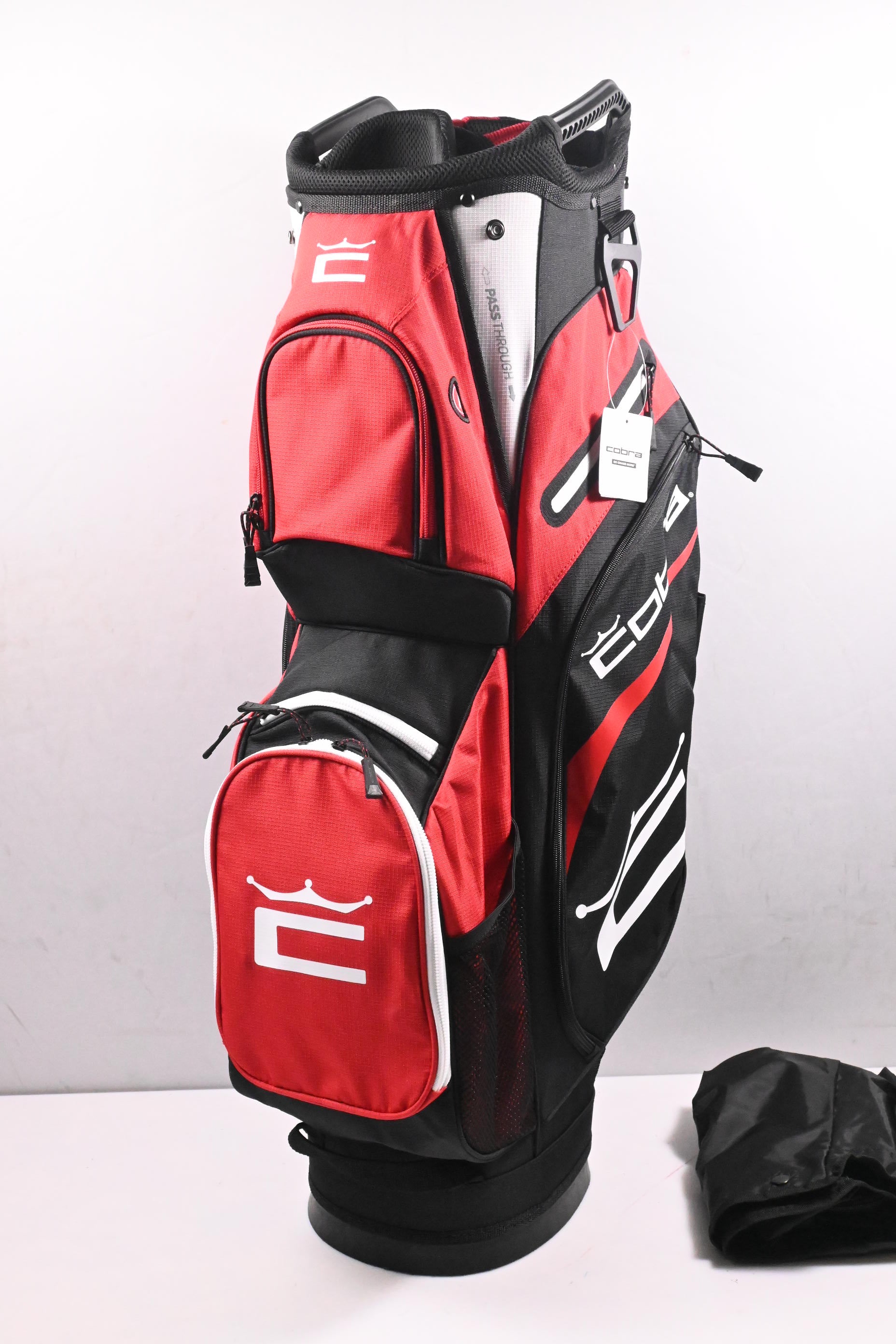 Cobra Cart Bag / 14-Way Divider / Black, Red & White