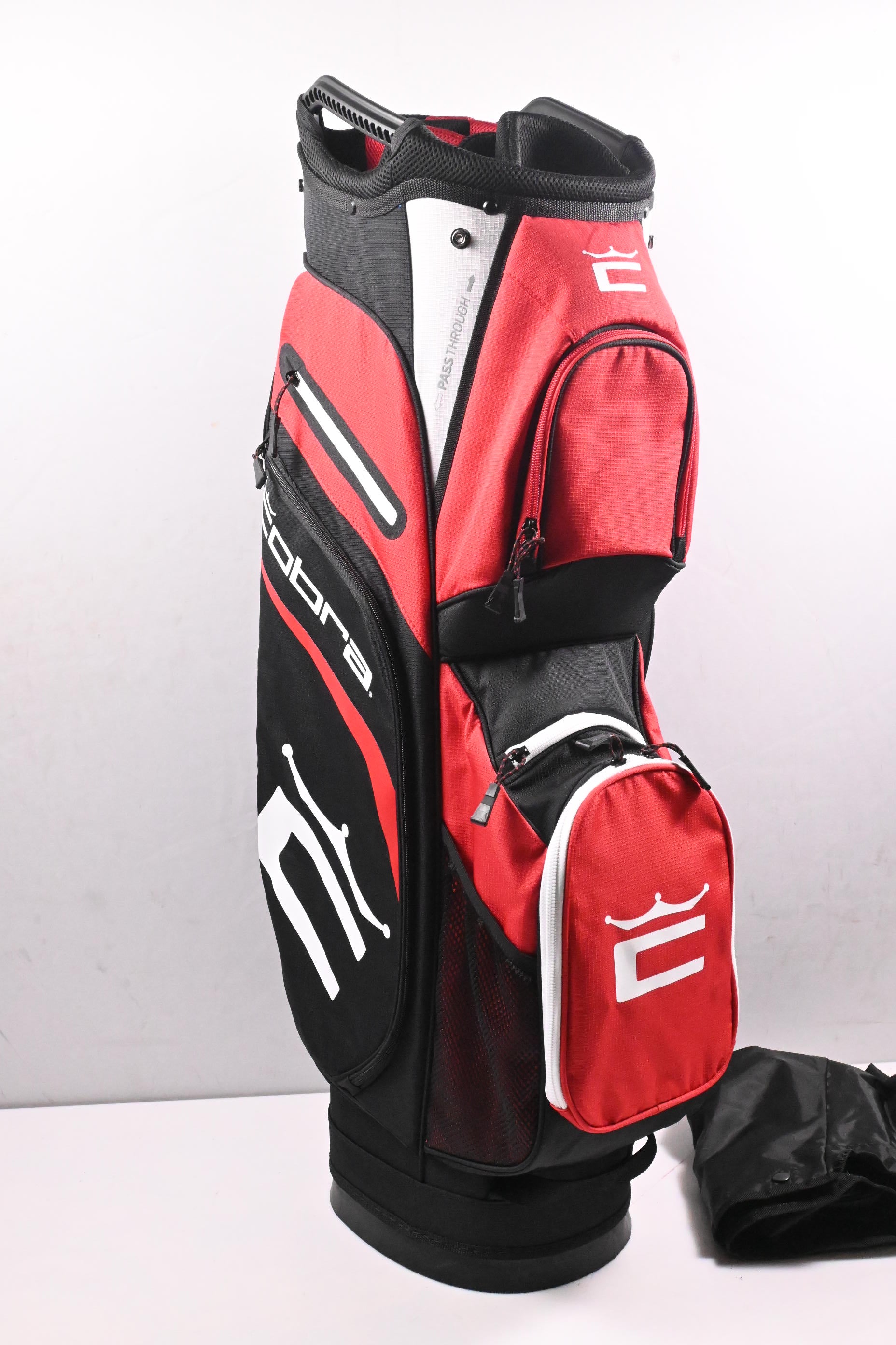 Cobra Cart Bag / 14-Way Divider / Black, Red & White