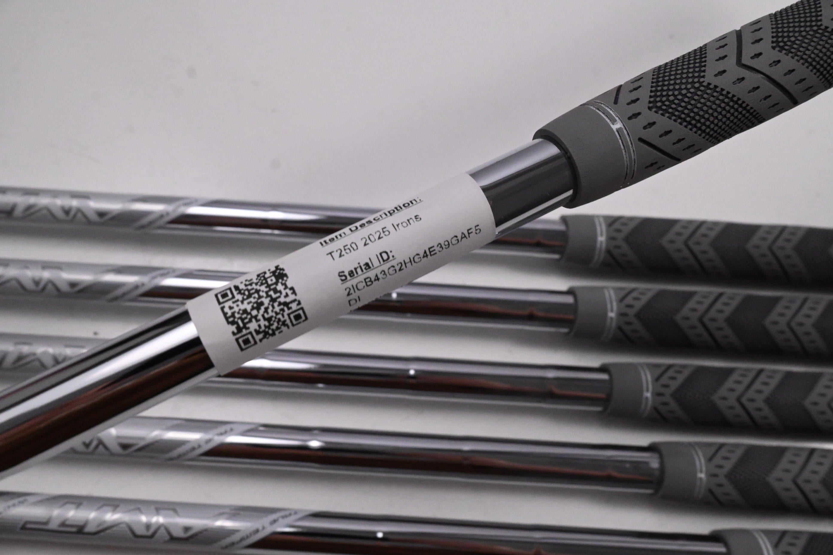 Titleist T250 2025 Irons / 5-PW / Stiff Flex AMT White Shafts