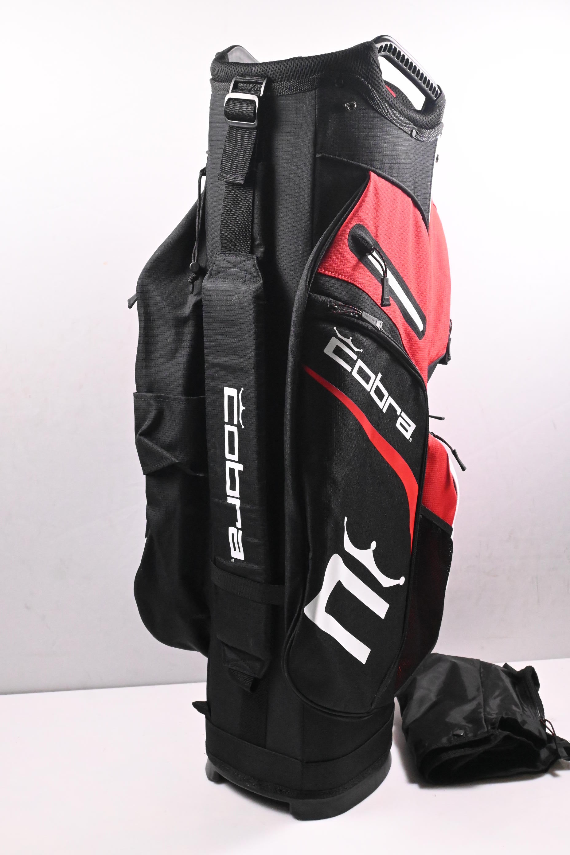Cobra Cart Bag / 14-Way Divider / Black, Red & White