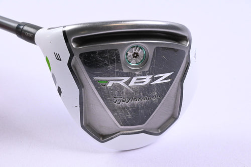 Left Hand Taylormade RBZ #3 Wood / 15 Degree / Regular Flex RBZ XCON-5 Shaft