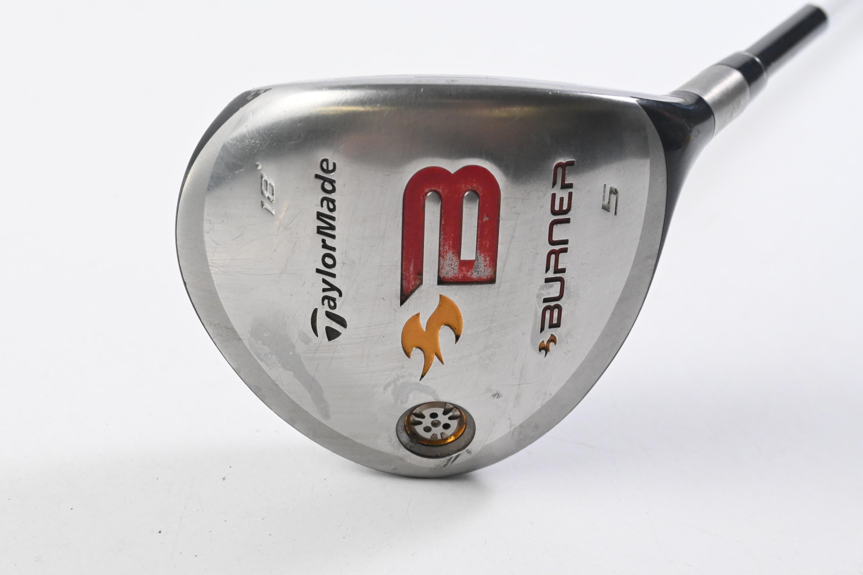 Taylormade Burner 2008 #5 Wood / 18 Degree / Regular Flex REAX 49 Shaft