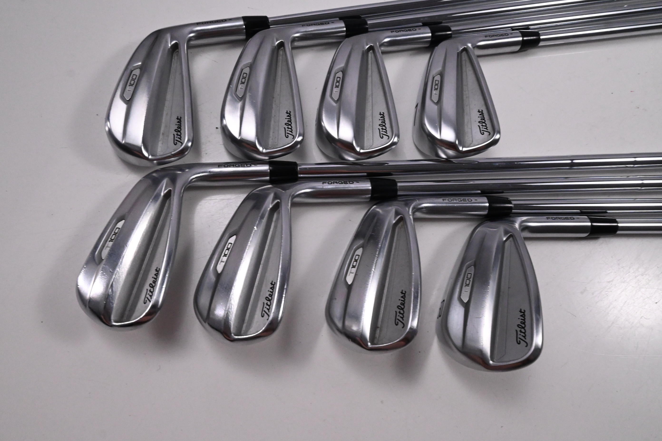 Titleist T100 2021 Irons / 4-PW+50 / Stiff Flex AMT Tour White S300 Shafts