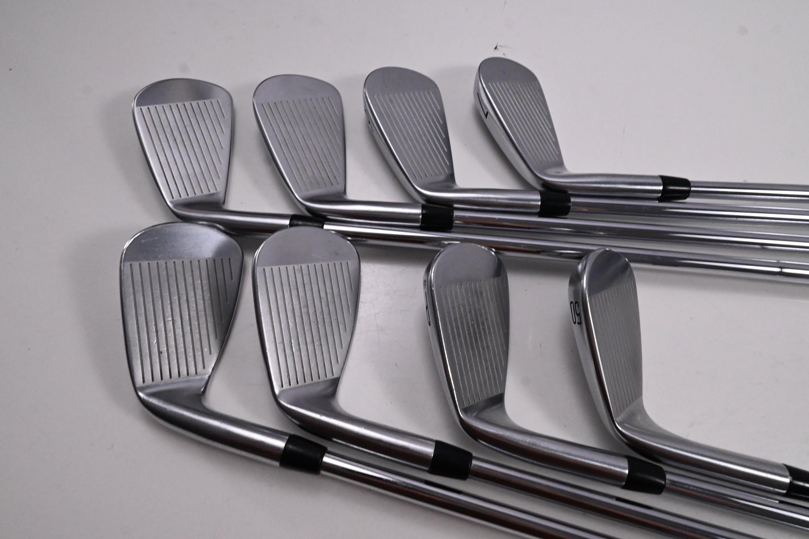 Titleist T100 2021 Irons / 4-PW+50 / Stiff Flex AMT Tour White S300 Shafts