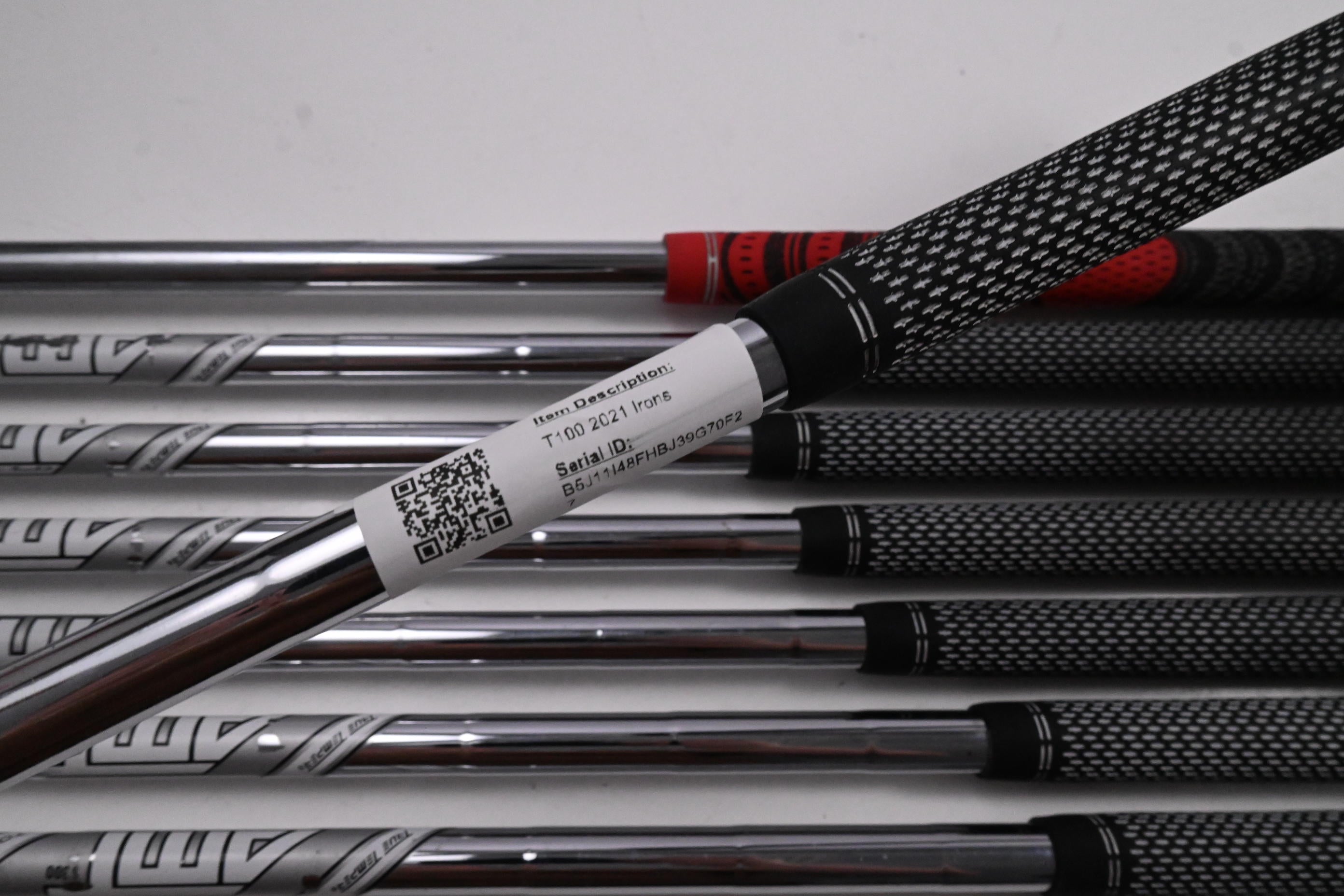 Titleist T100 2021 Irons / 4-PW+50 / Stiff Flex AMT Tour White S300 Shafts