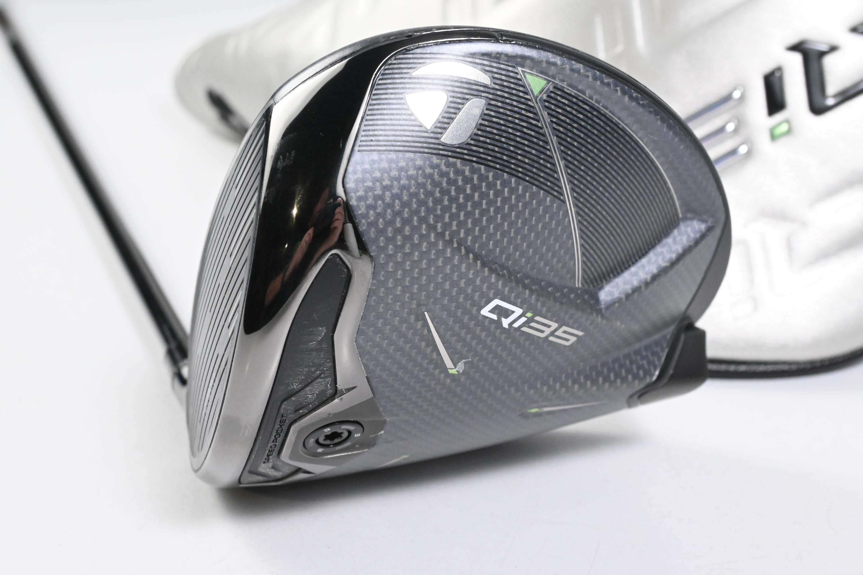 Left Hand Taylormade Qi35 Driver / 9 Degree / Senior Flex Fujikura Air Speeder
