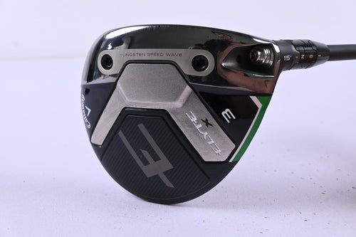 Callaway Elyte X #3 Wood / 15 Degree / Regular Flex Tensei AV Blue 65 Shaft
