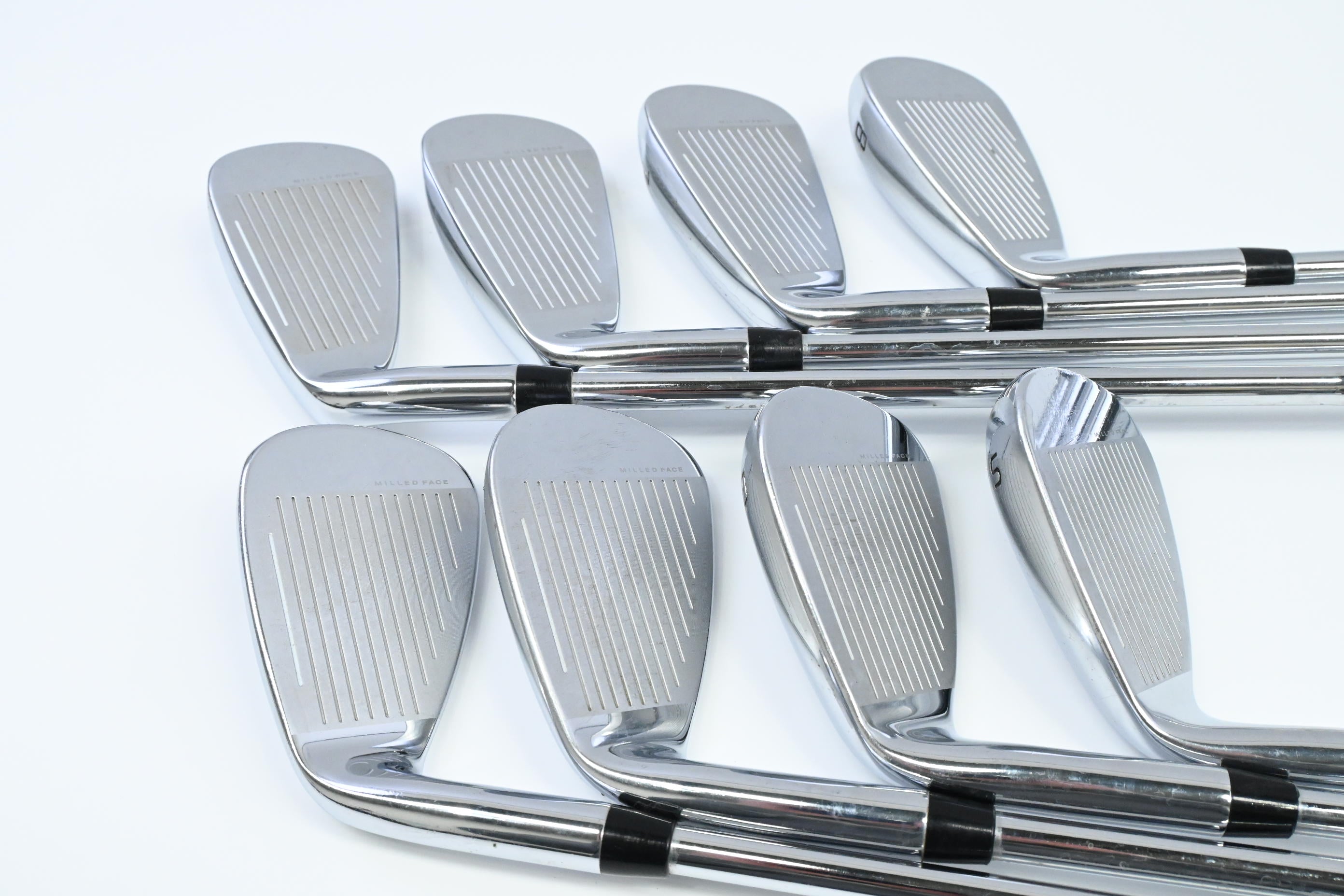 Cobra King Speedzone Irons / 5-PW+GW+SW / Stiff Flex KBS Tour 90 Shafts