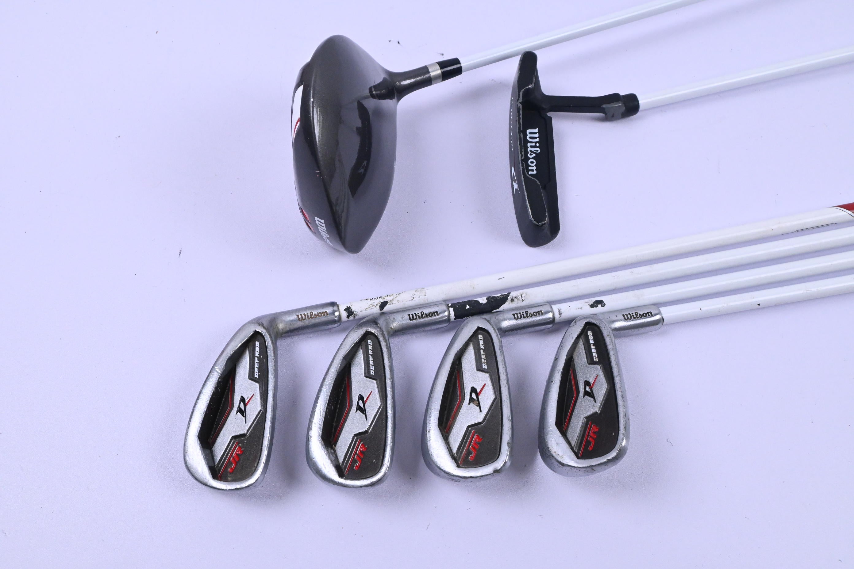 Junior Wilson Deep Red Package Set / Wood, Irons, Putter