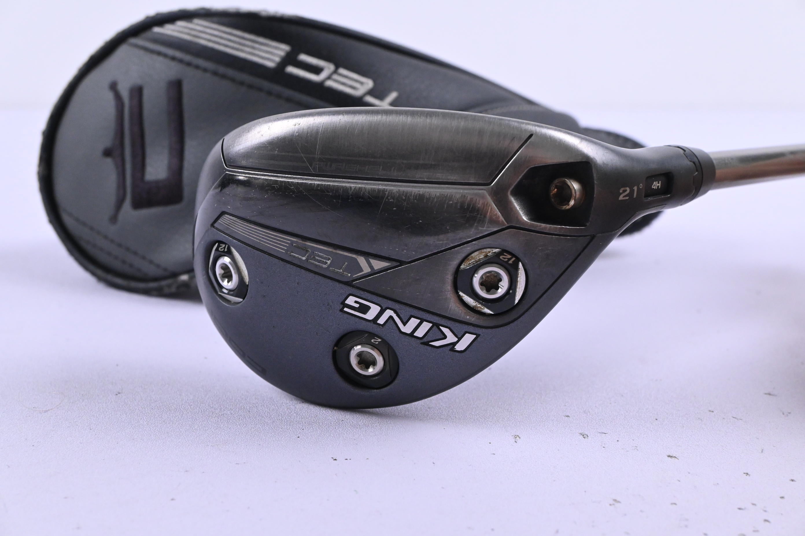 Cobra King Tec 2023 #4 Hybrid / 21 Degree / Senior Flex UST Recoil ESX 480 Shaft