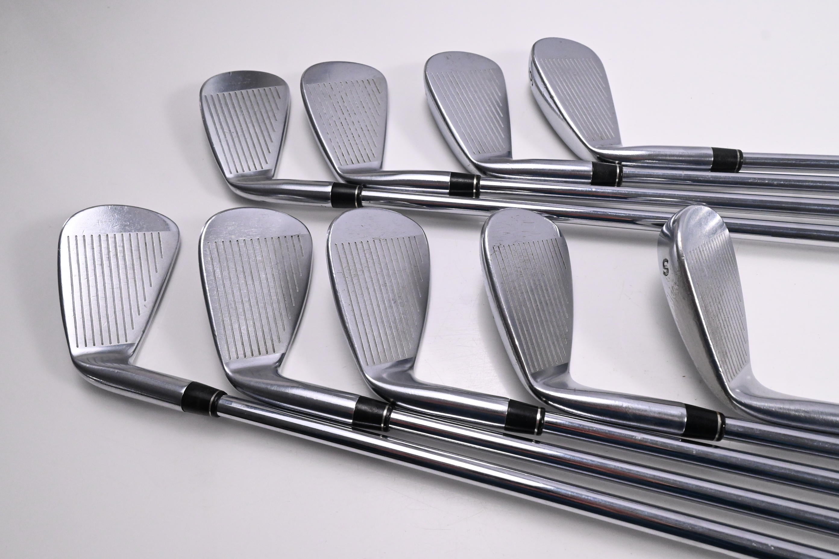 Taylormade RAC LT Irons / 3-PW+SW / Stiff Flex Rifle Flighted Shafts