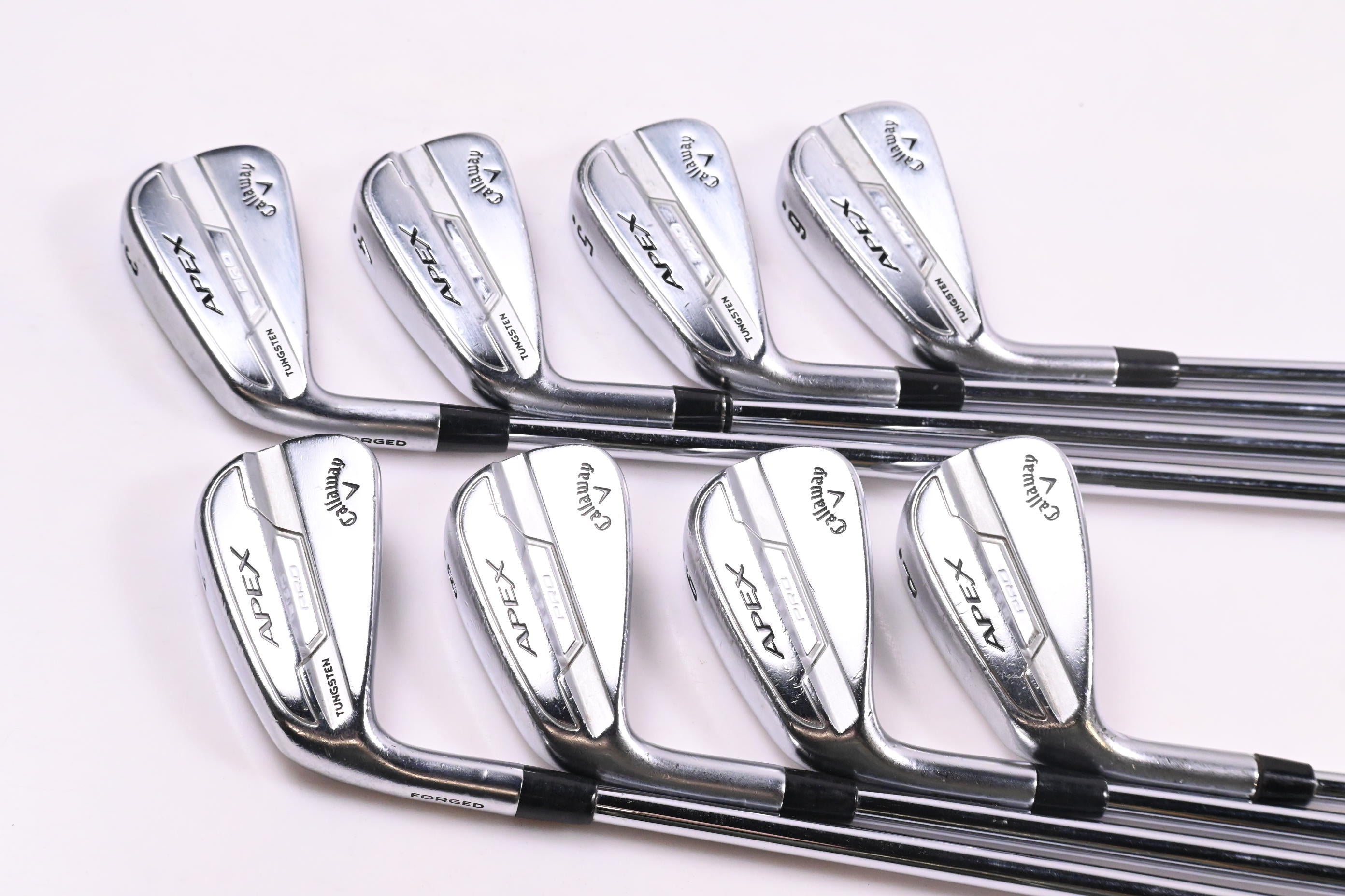 Left Hand Callaway Apex Pro 21 Irons / 3-PW / X-Flex N.S.Pro Modus³ Tour 120