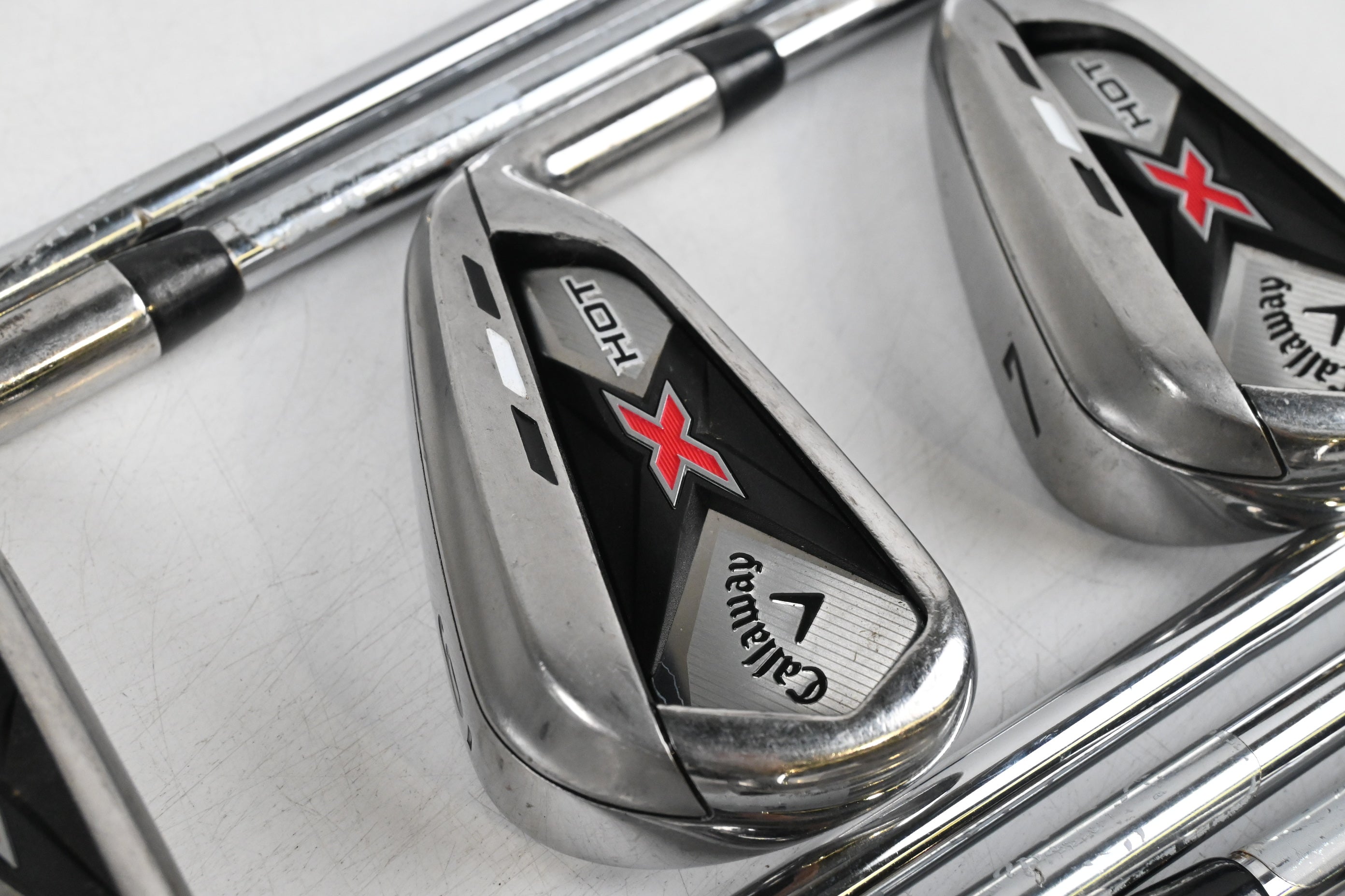 Callaway X Hot Irons / 5-PW+SW / Regular Flex Speed Step 85 Shafts