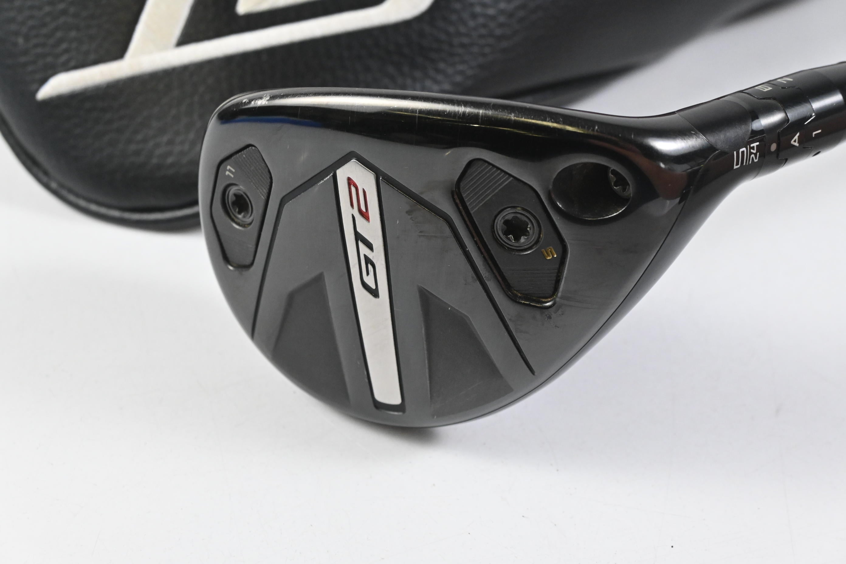 Titleist GT2 #5 Hybrid / 24 Degree / Stiff Flex Denali Red 80 Shaft