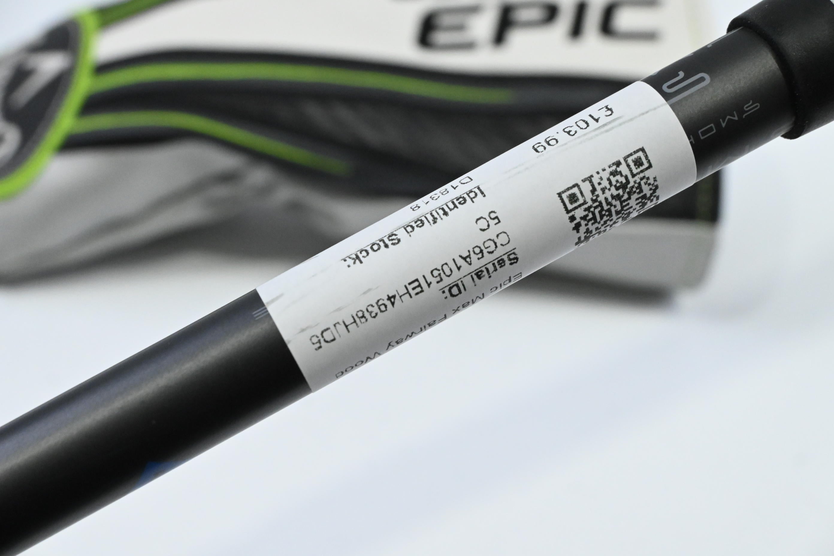 Callaway Epic Max #3 Wood / 15 Degree / Regular Flex HZRDUS Smoke iM10 60