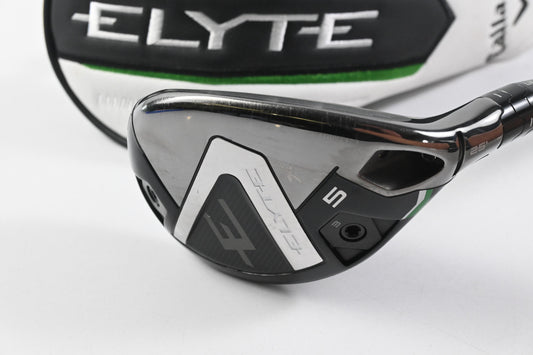 Callaway Elyte X #5 Hybrid / 25 Degree / Stiff Flex Denali Frost White 70 Shaft