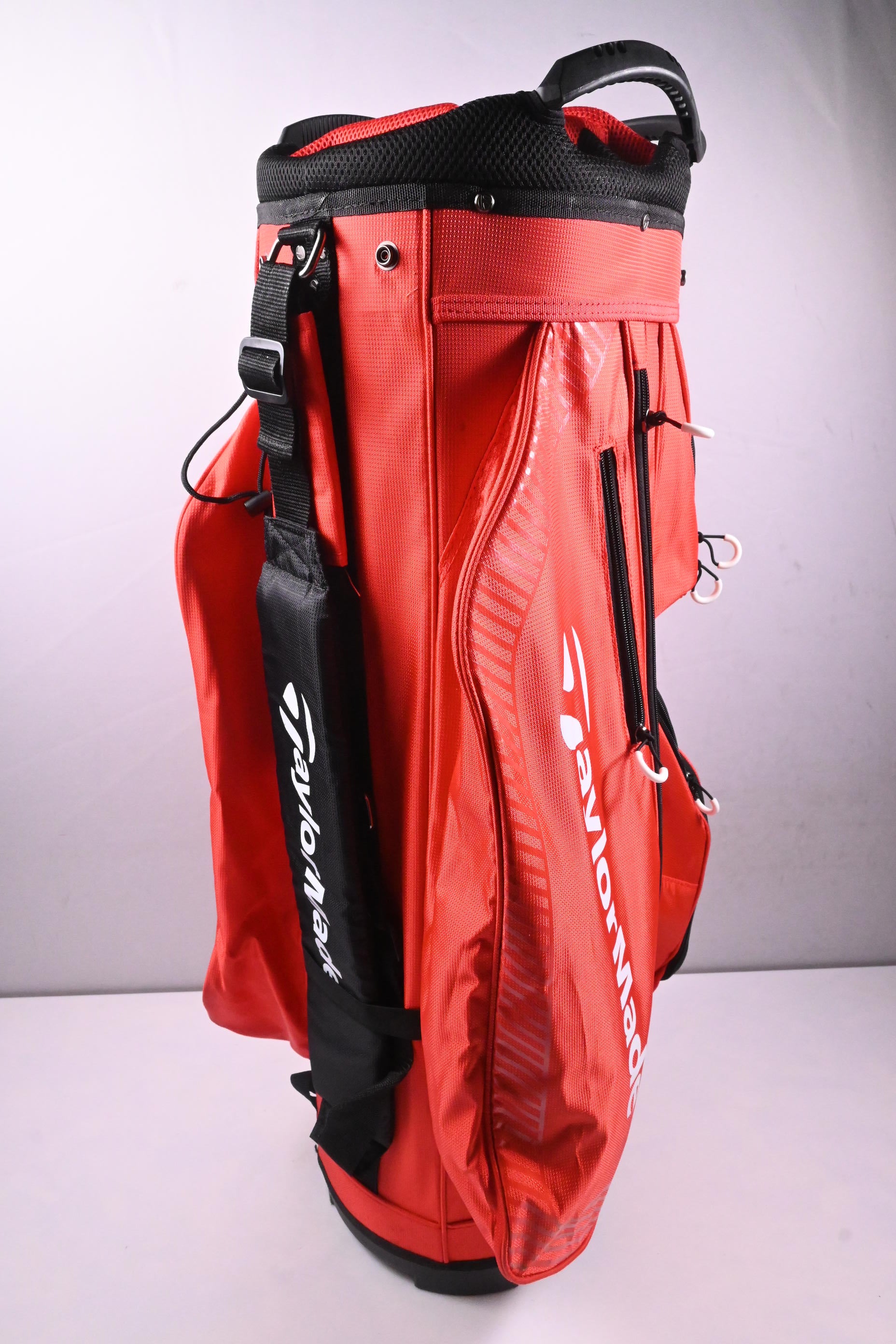 Taylormade Cart Bag / 14-Way Divider / Red, Black