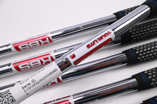 Cobra Aerojet One Length Irons / 5-PW / Regular Flex KBS Tour Lite Shafts