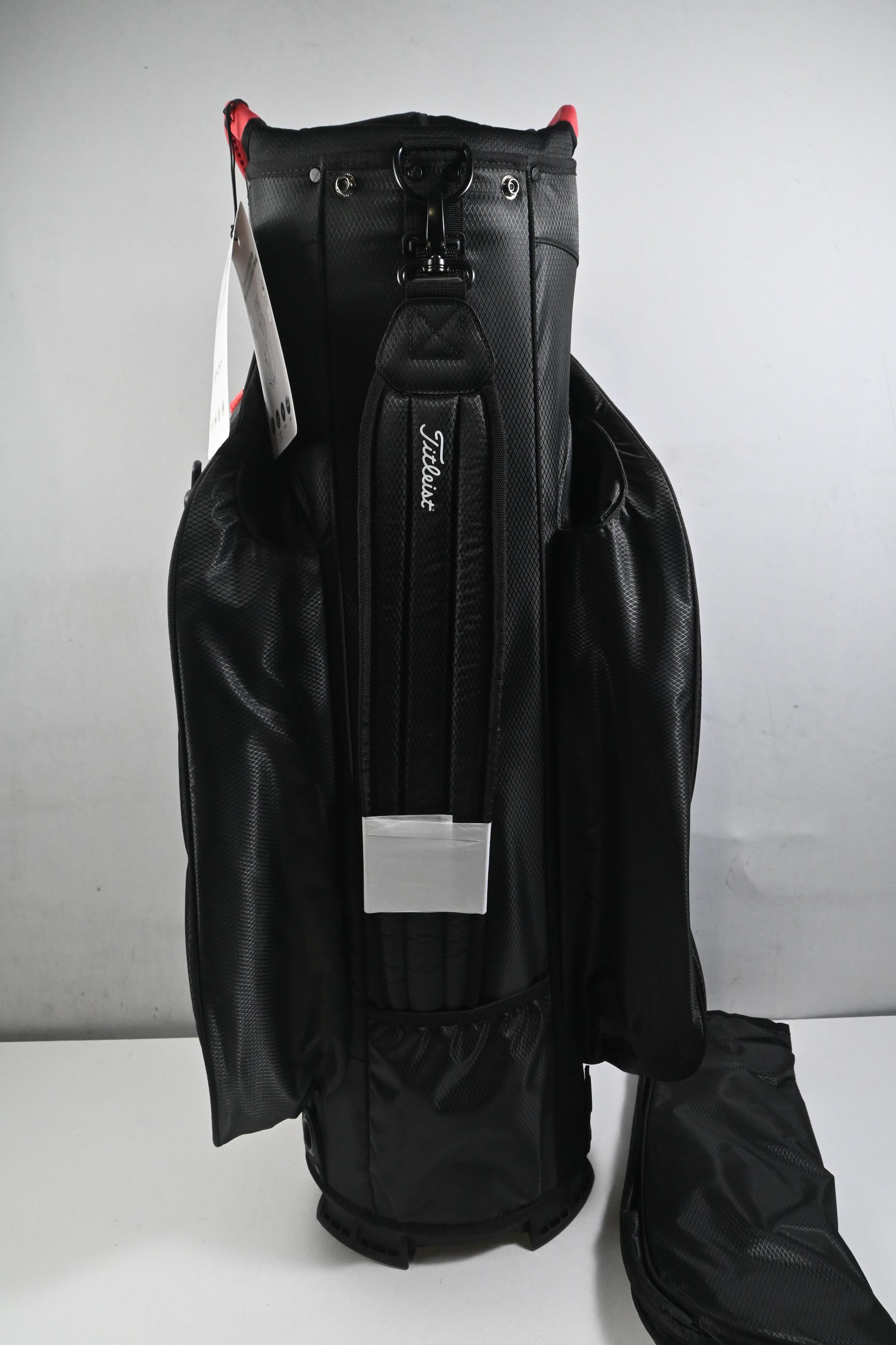 Titleist Cart 14 Stadry Cart Bag / 14-Way Divider / Black & Red