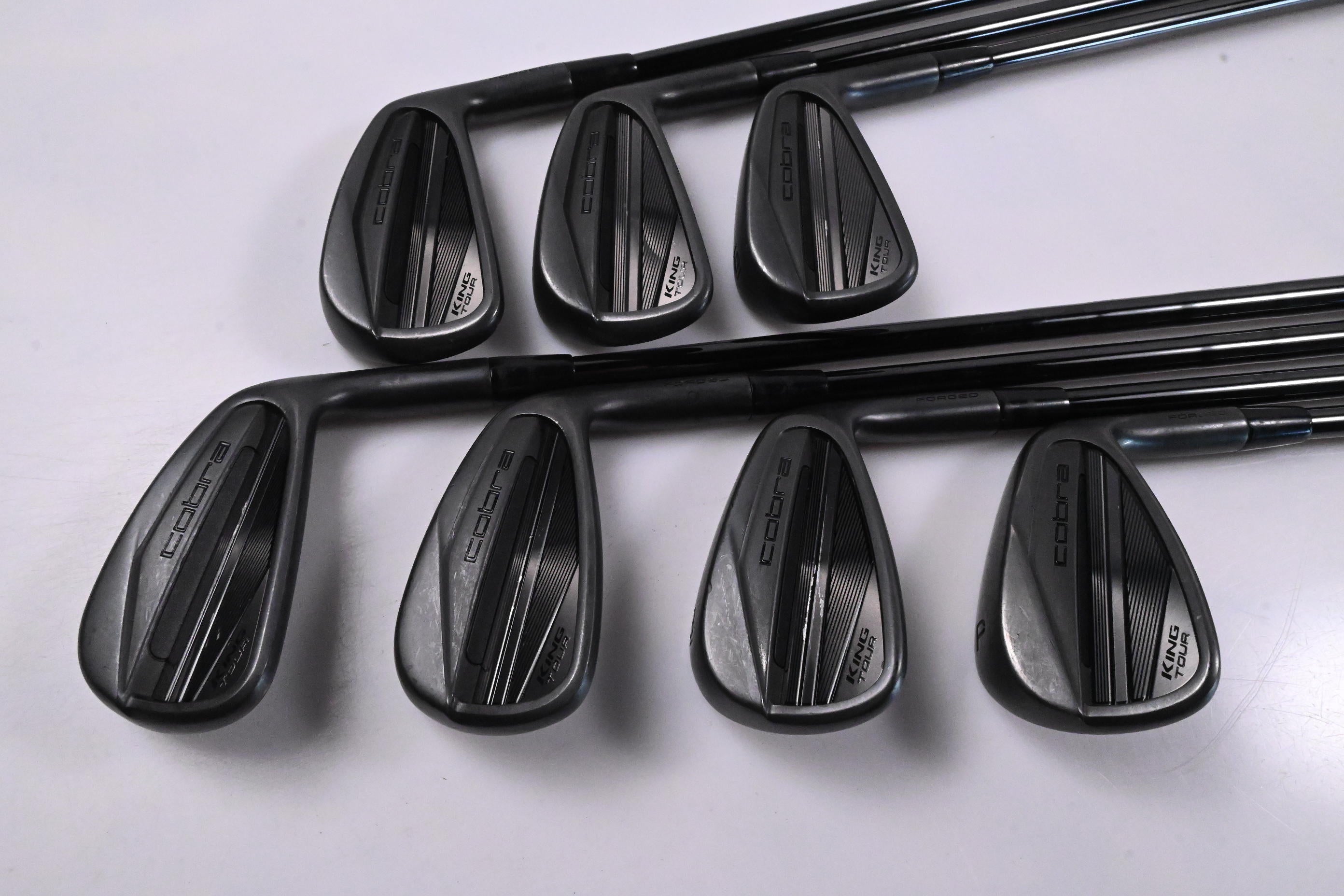 Cobra King Tour 2023 Irons / 4-PW / Stiff Flex KBS $-Taper 120 Shafts