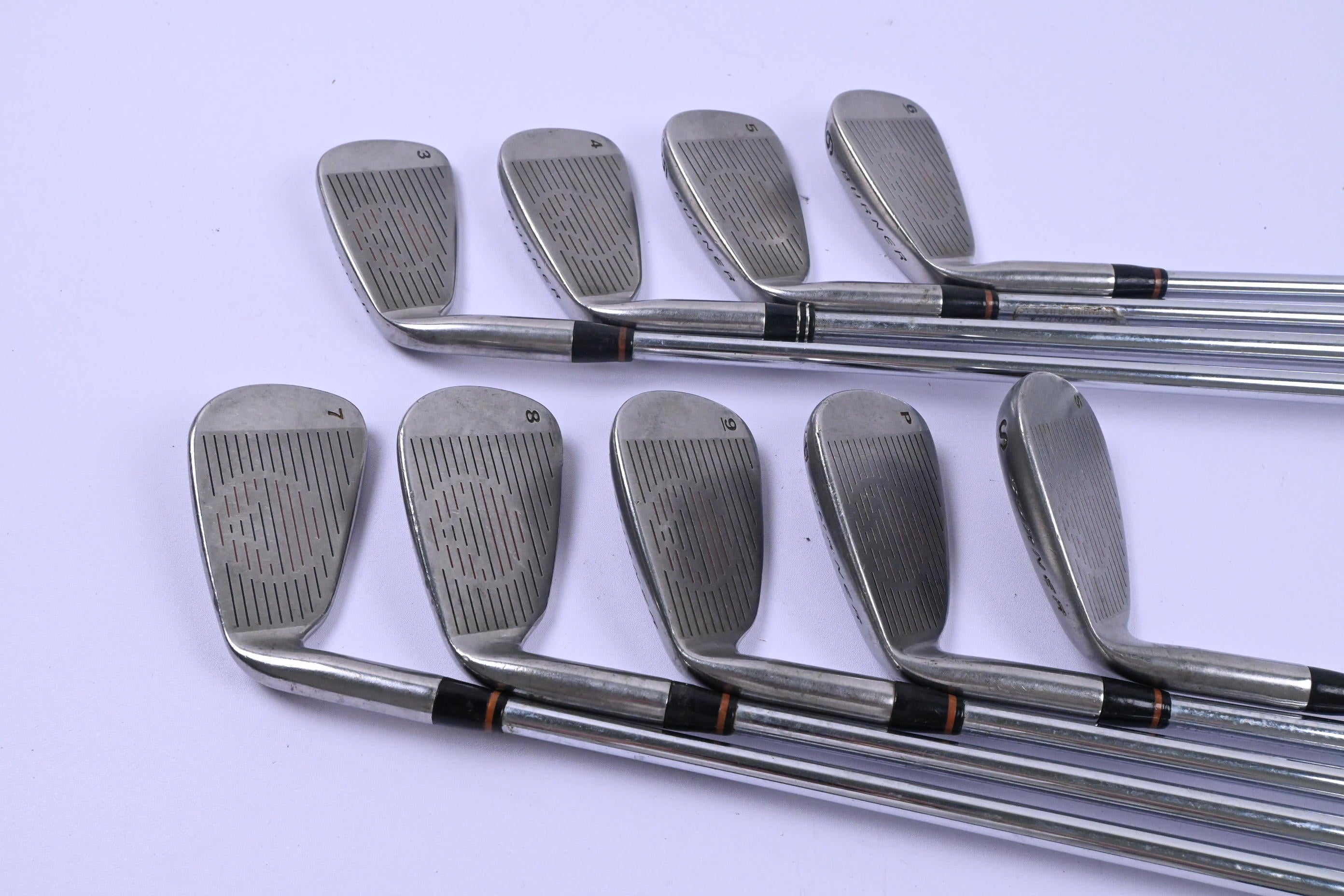 Taylormade Burner LCG Irons / 3-PW+SW / Stiff Flex Precison Rifle 90 Shafts