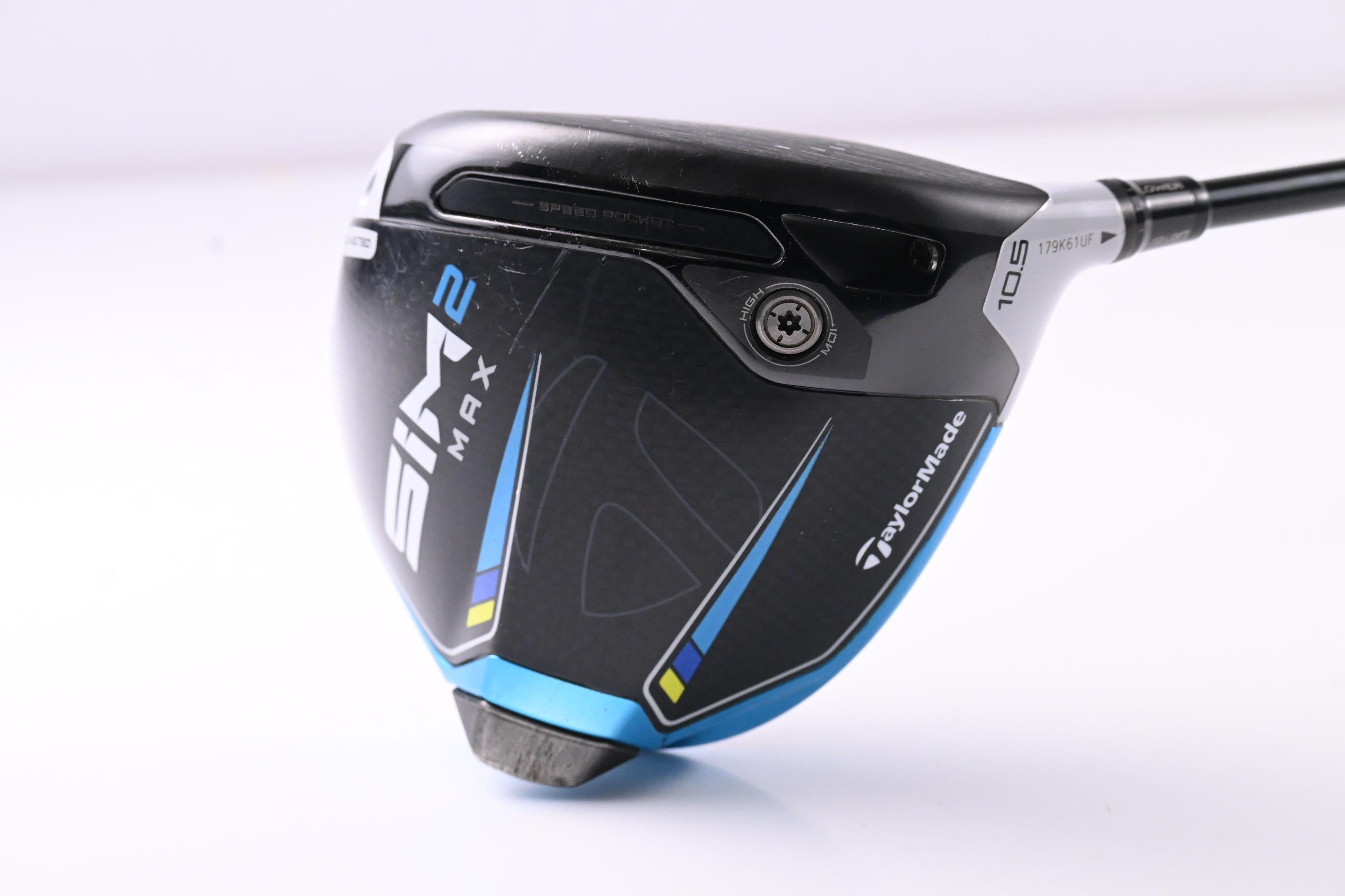 Taylormade SIM2 Max Driver / 10.5 Degree / Stiff Flex HZRDUS Smoke RDX 70 Shaft