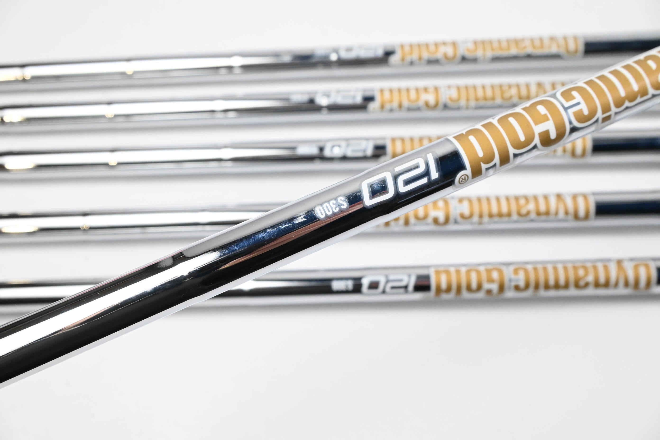 Ping G430 Irons / 5-PW / White Dot / Stiff Flex Dynamic Gold 120 S300 Shafts