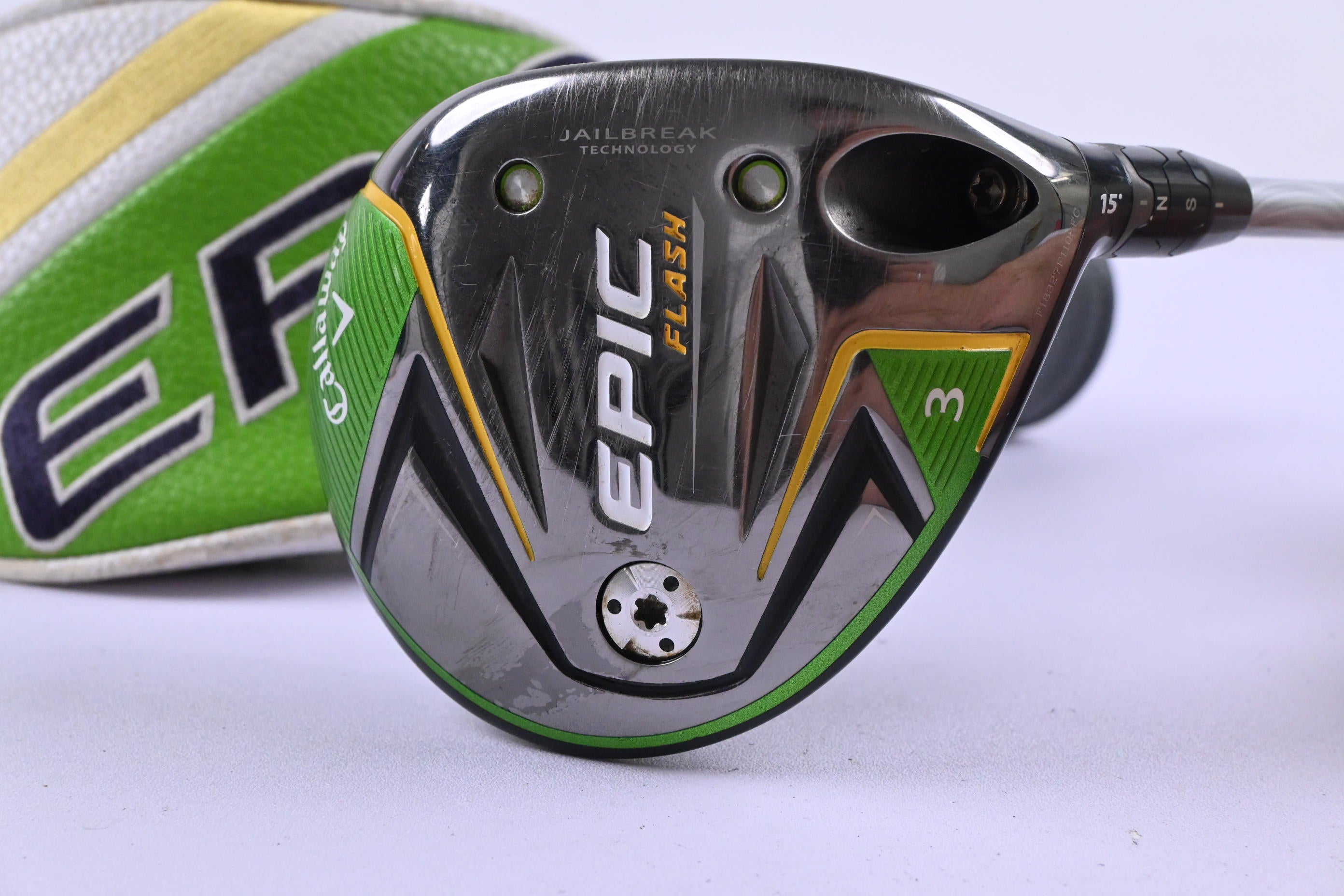 Callaway Epic Flash #3 Wood / 15 Degree / Stiff Flex Project X Evenflow 65 Shaft