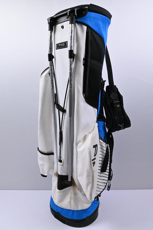 Ping E2 Stand Bag / 4-Way Divider / White & Blue