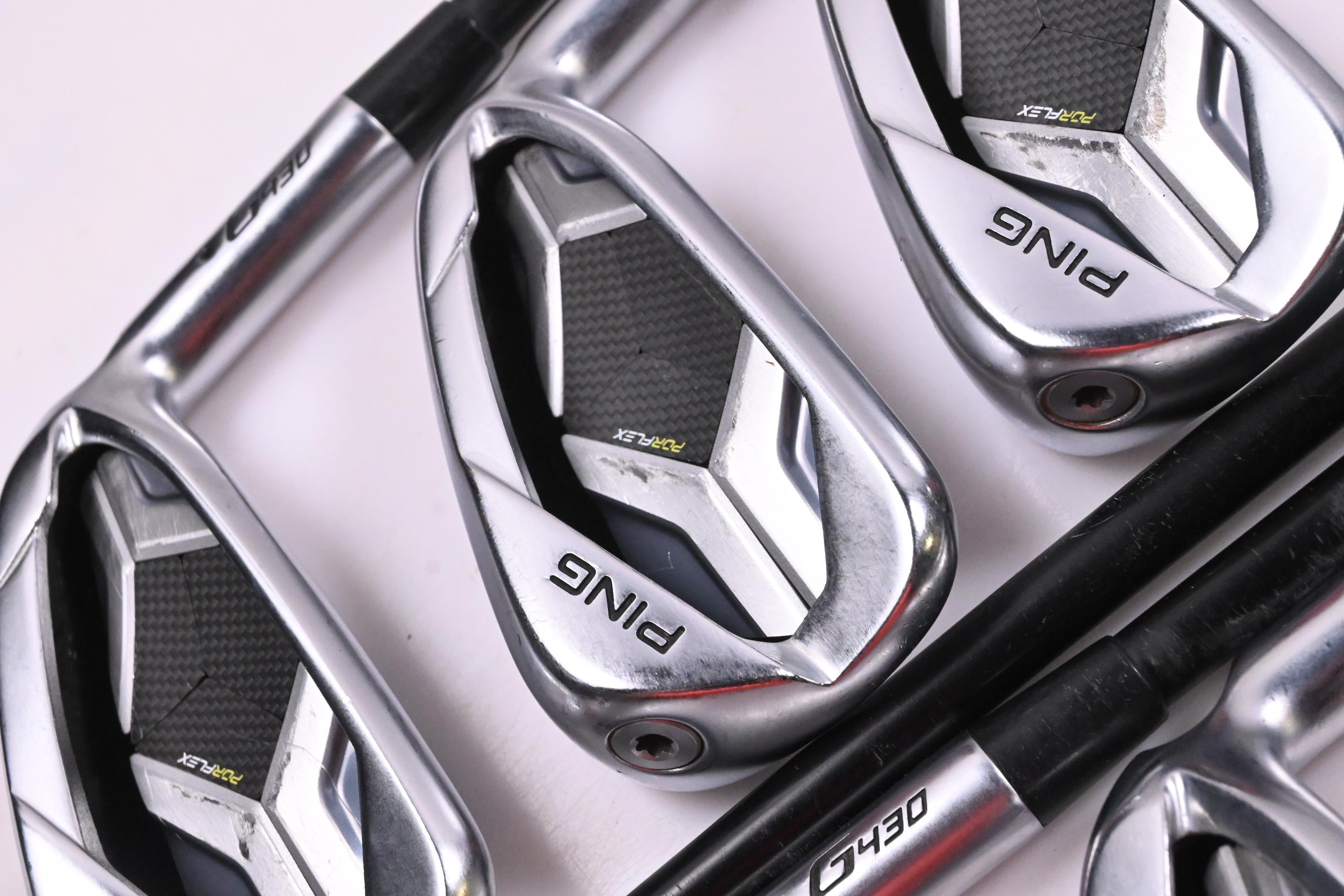 Ping G430 Irons / 5-PW+54° / Black Dot / Regular Flex Ping Alta CB Black Shafts