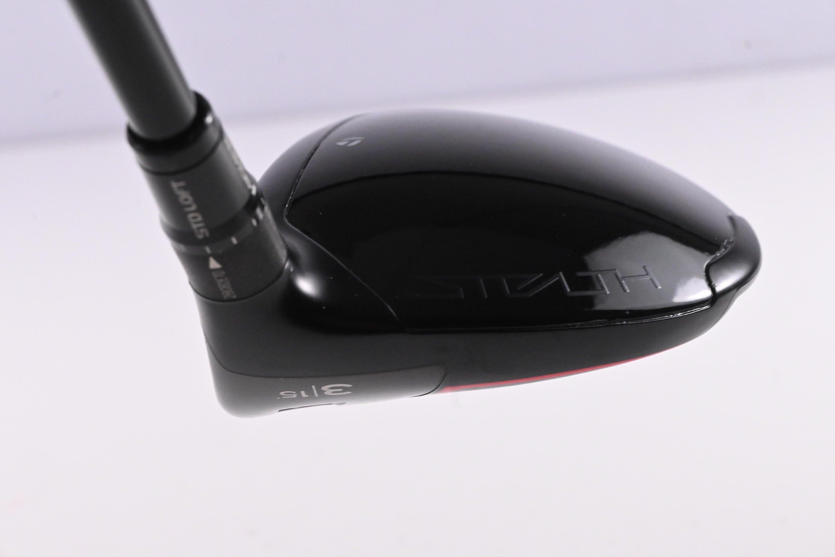 Taylormade Stealth 2 Plus #3 Wood / 15 Degree / Stiff Flex HZRDUS Smoke Red RDX