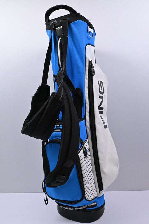 Ping E2 Stand Bag / 4-Way Divider / White & Blue