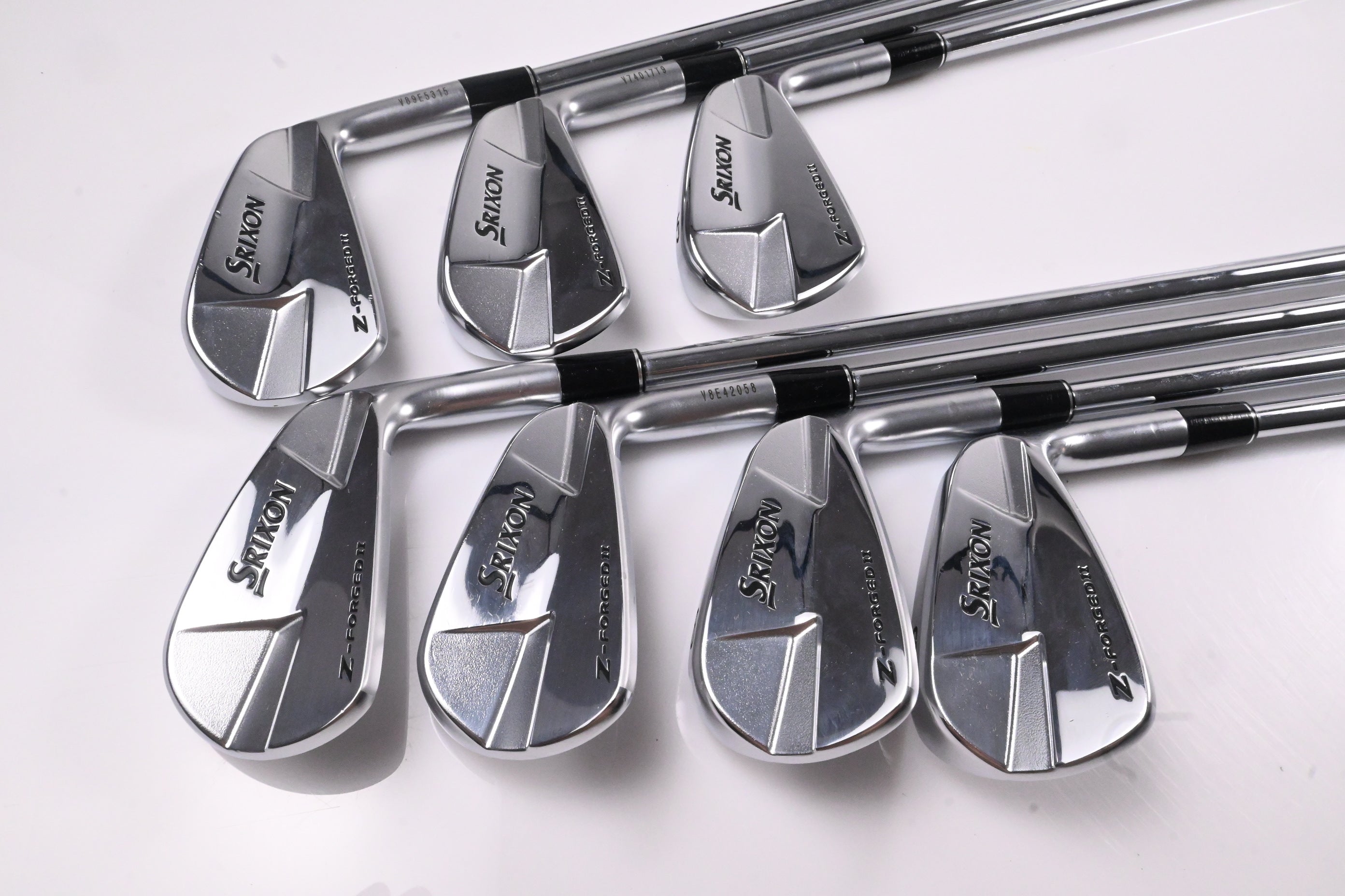 Srixon Z-Forged II Irons / 3-9i / X-Flex KBS $-Taper 130 Shafts