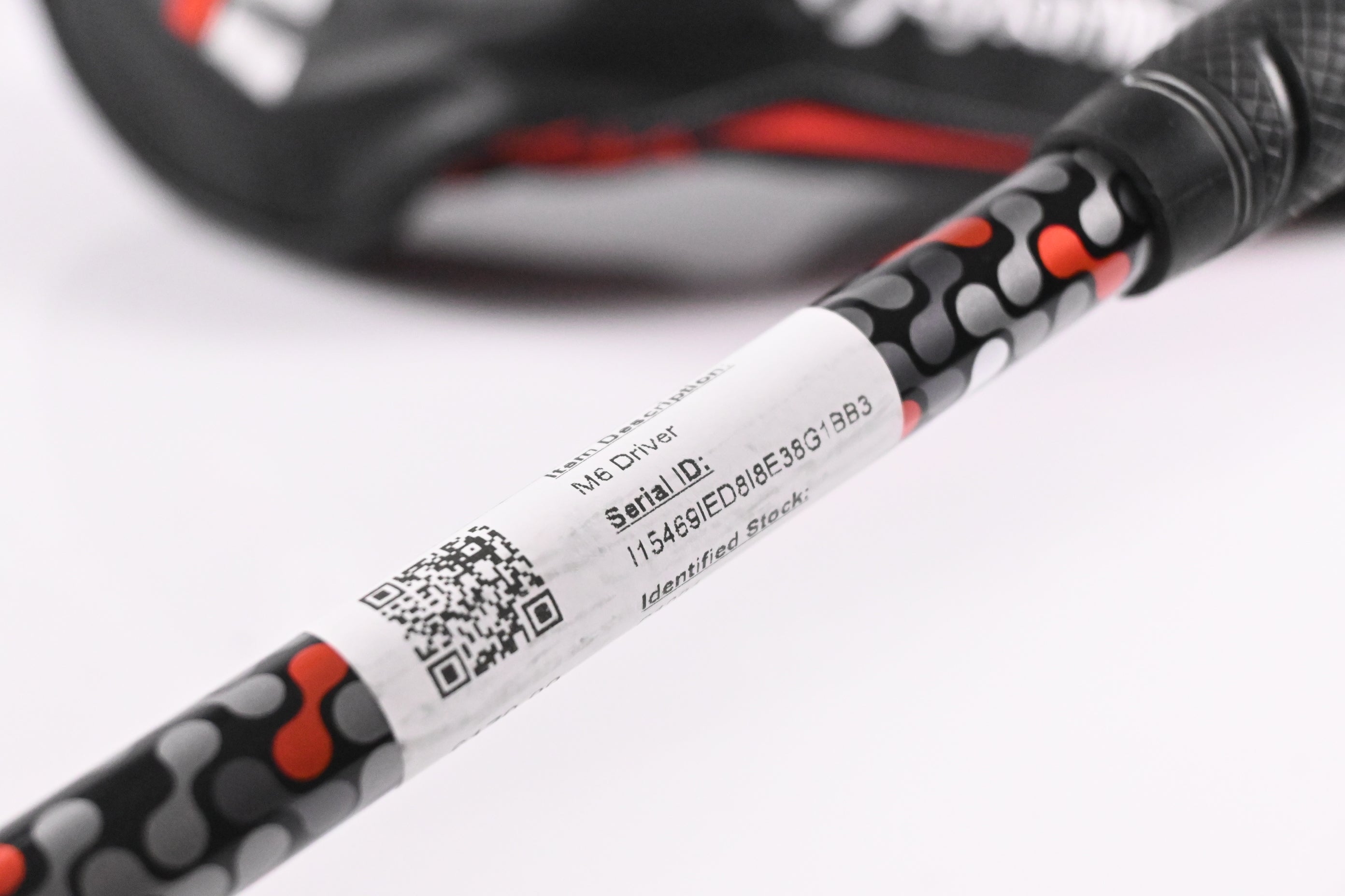 Left Hand Taylormade M6 Driver / 10.5 Degree / Regular Flex Atmos Orange 5 Shaft