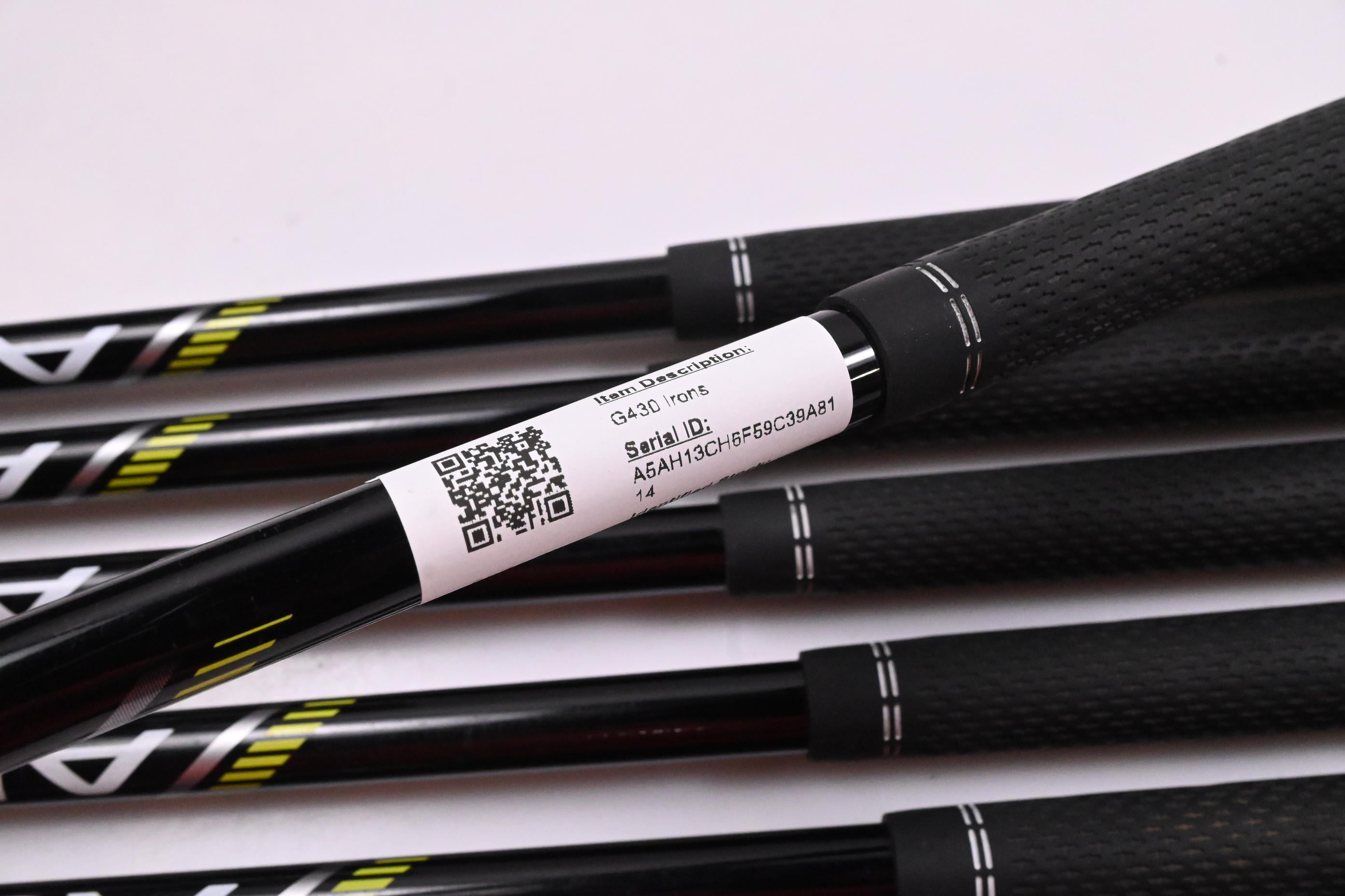 Ping G430 Irons / 5-PW+54° / Black Dot / Regular Flex Ping Alta CB Black Shafts