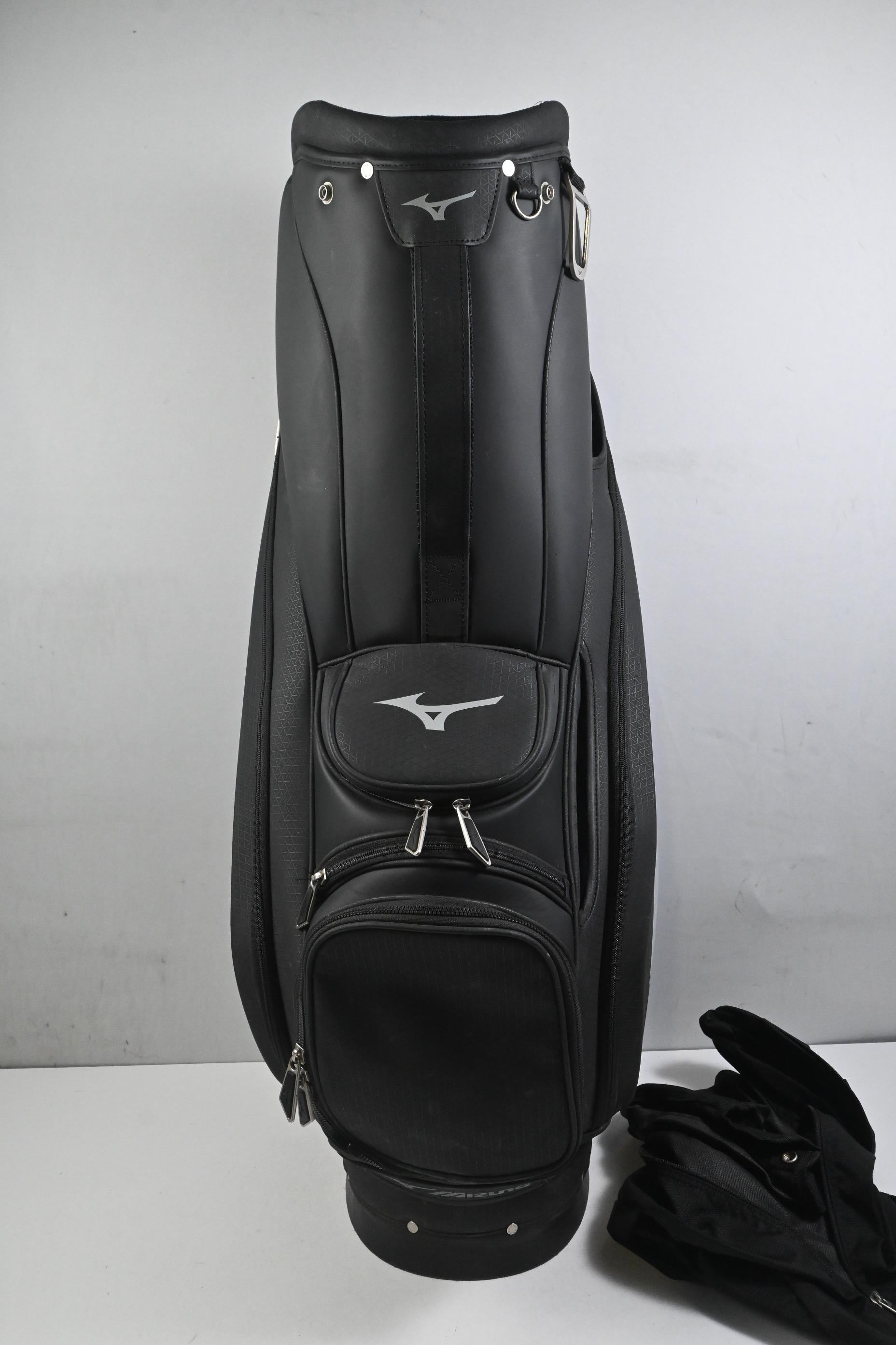Mizuno Cart Bag / 5-Way Divider / Black & Grey
