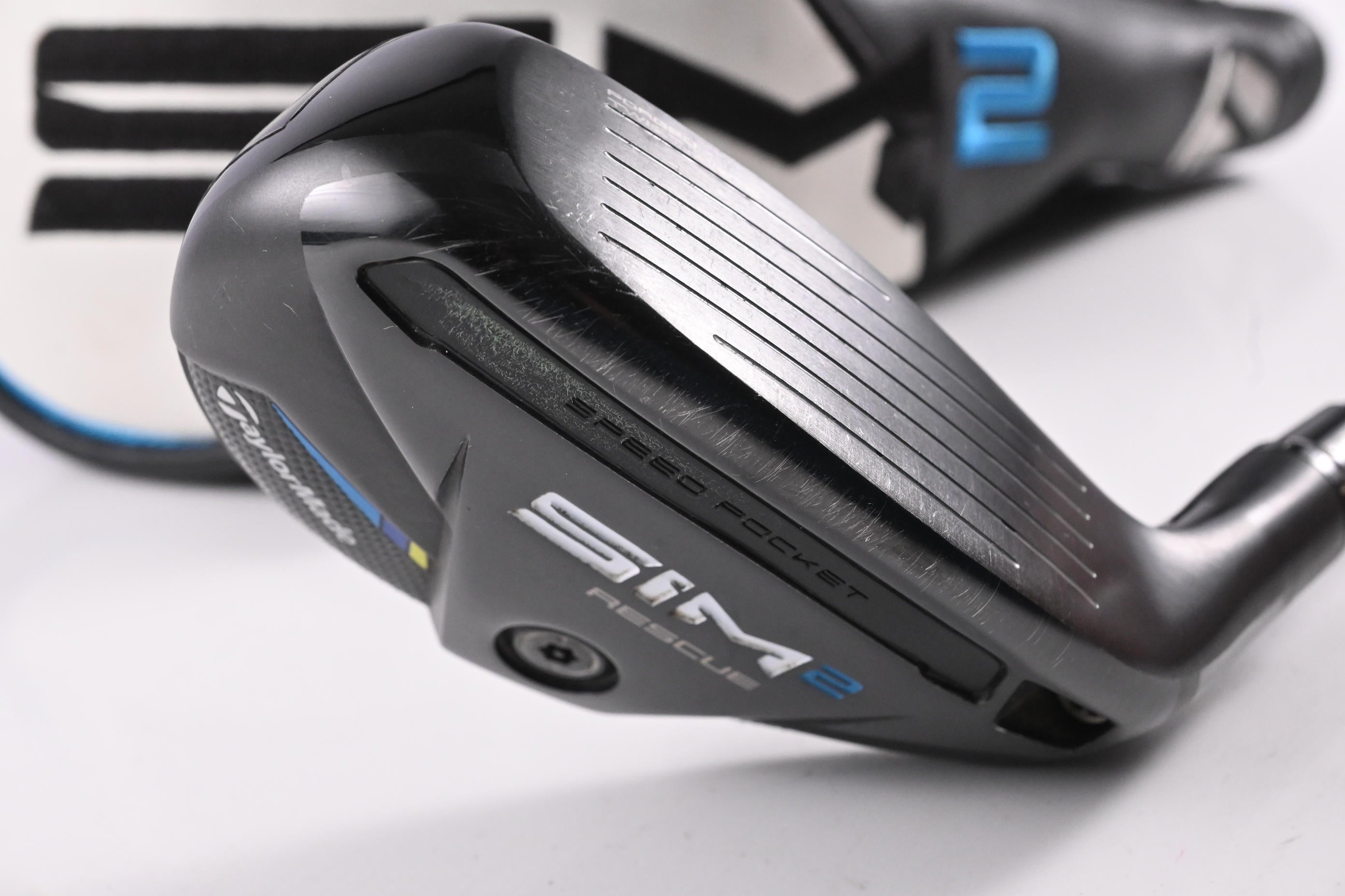 Taylormade SIM2 #3 Hybrid / 19.5 Degree / Stiff Flex Tensei AV Raw Blue 80 Shaft