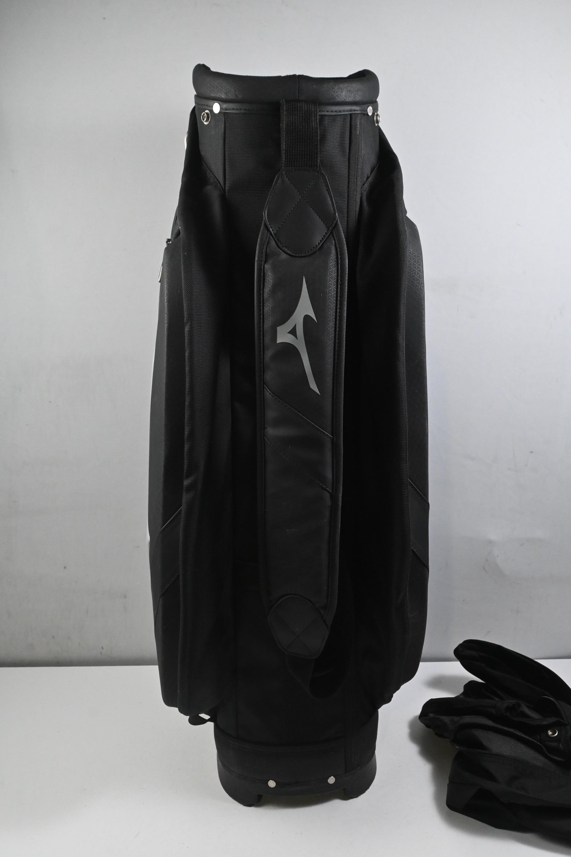 Mizuno Cart Bag / 5-Way Divider / Black & Grey