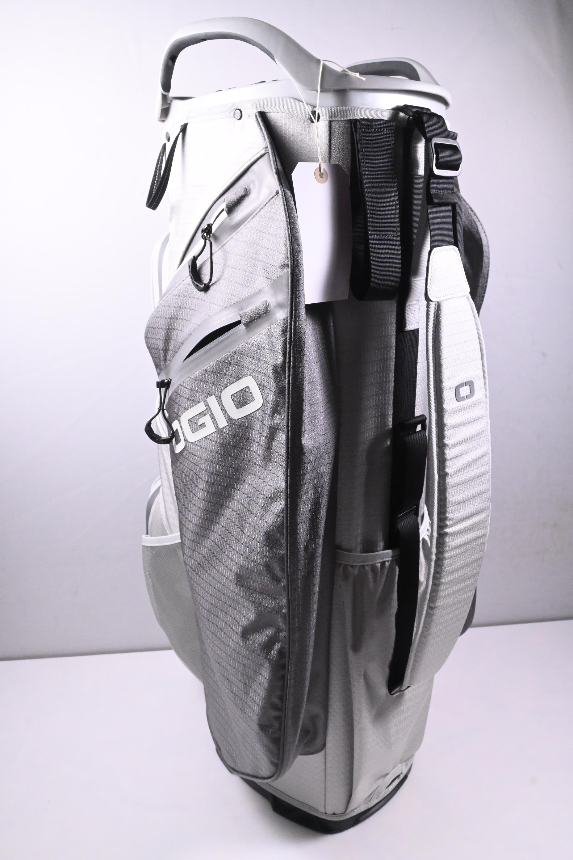 Ogio Silencer Cart Bag / 14-Way Divider / White, Grey