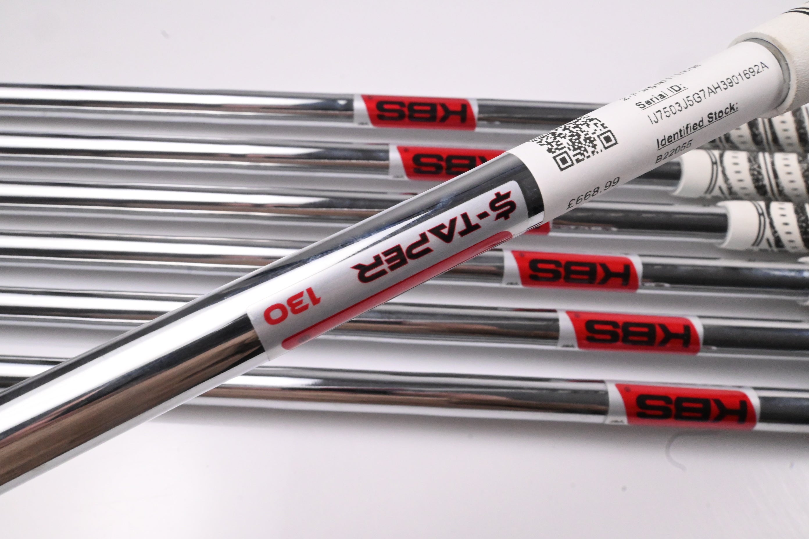 Srixon Z-Forged II Irons / 3-9i / X-Flex KBS $-Taper 130 Shafts
