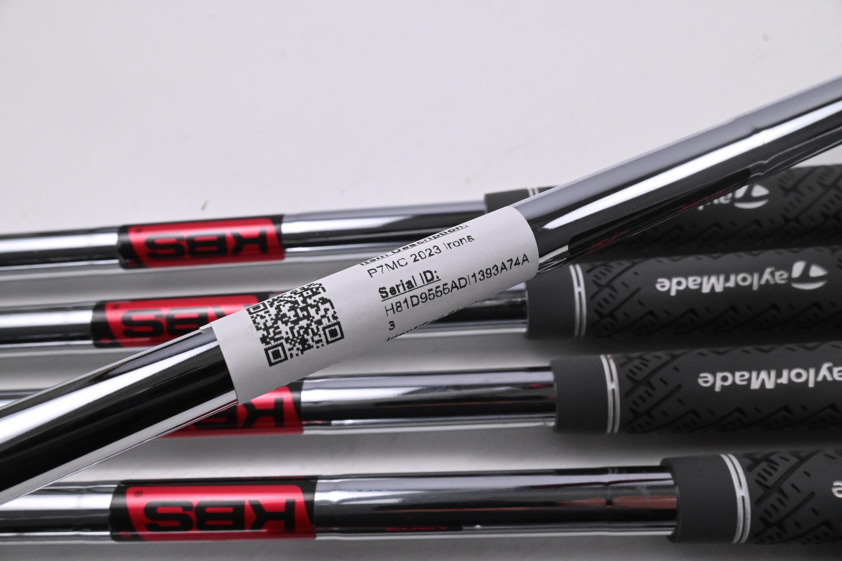 Taylormade P7MC 2023 Irons / 5-PW / Stiff Flex KBS Tour Shafts