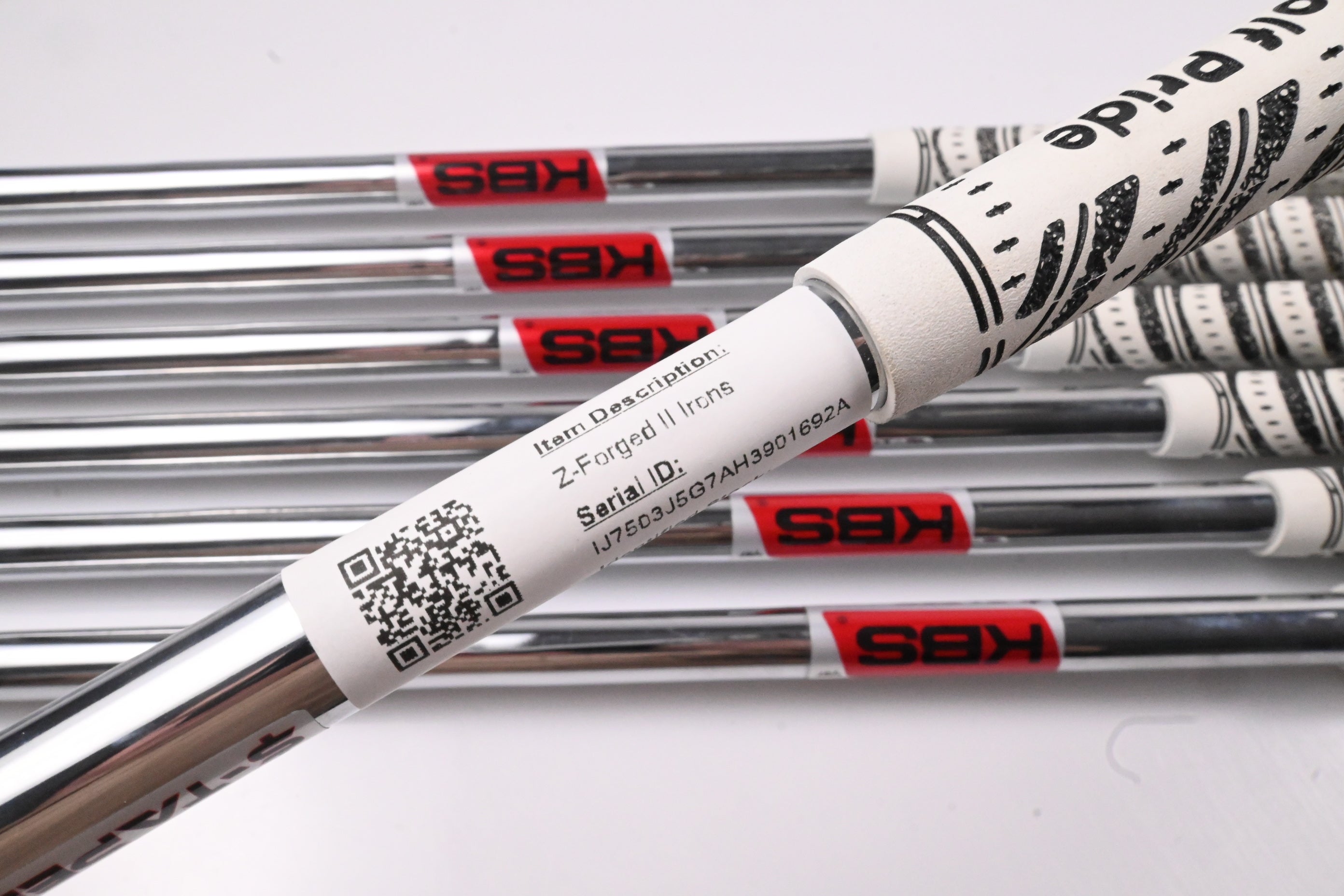 Srixon Z-Forged II Irons / 3-9i / X-Flex KBS $-Taper 130 Shafts